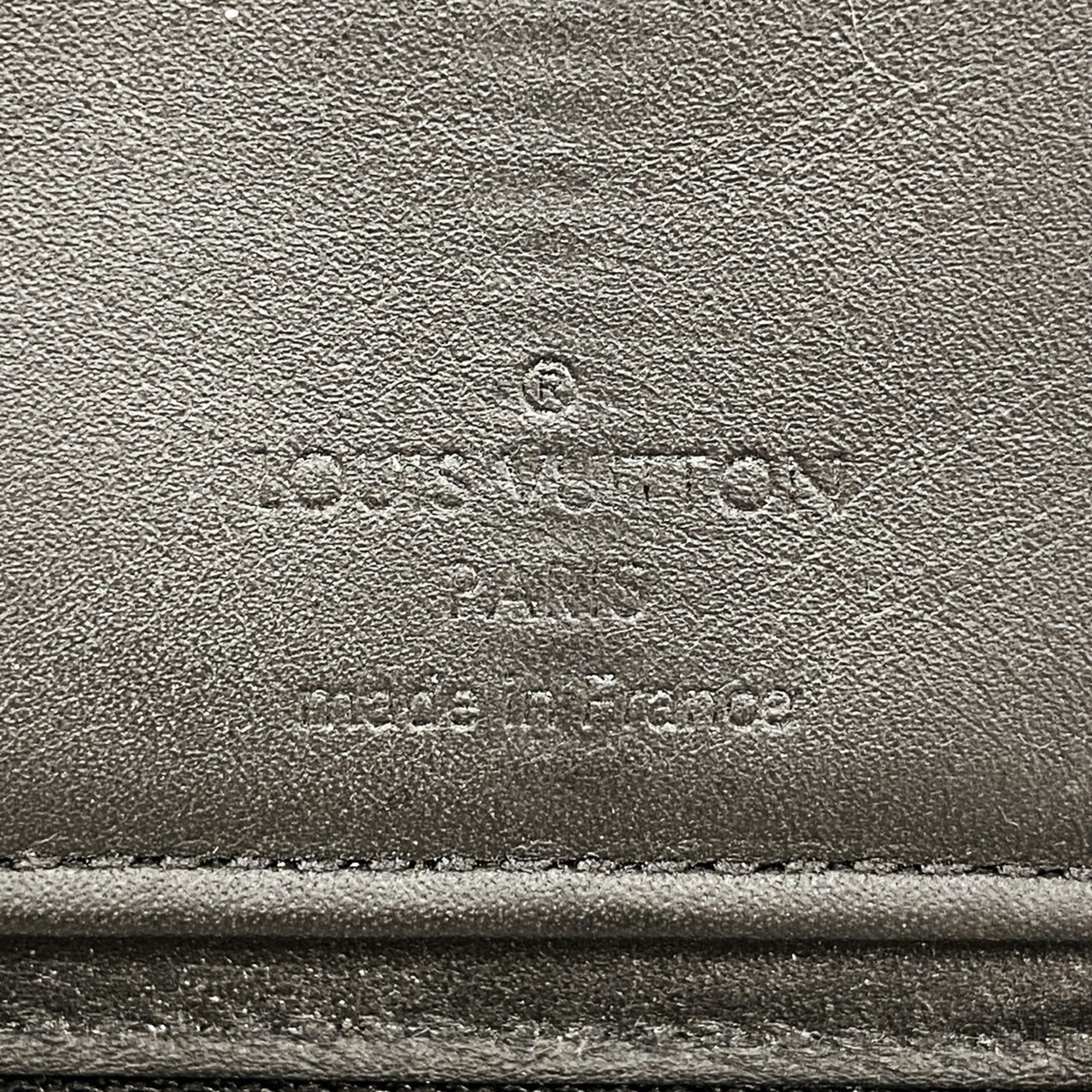Louis Vuitton Noir Long Wallet (Bi-Fold) (Pre-Owned)