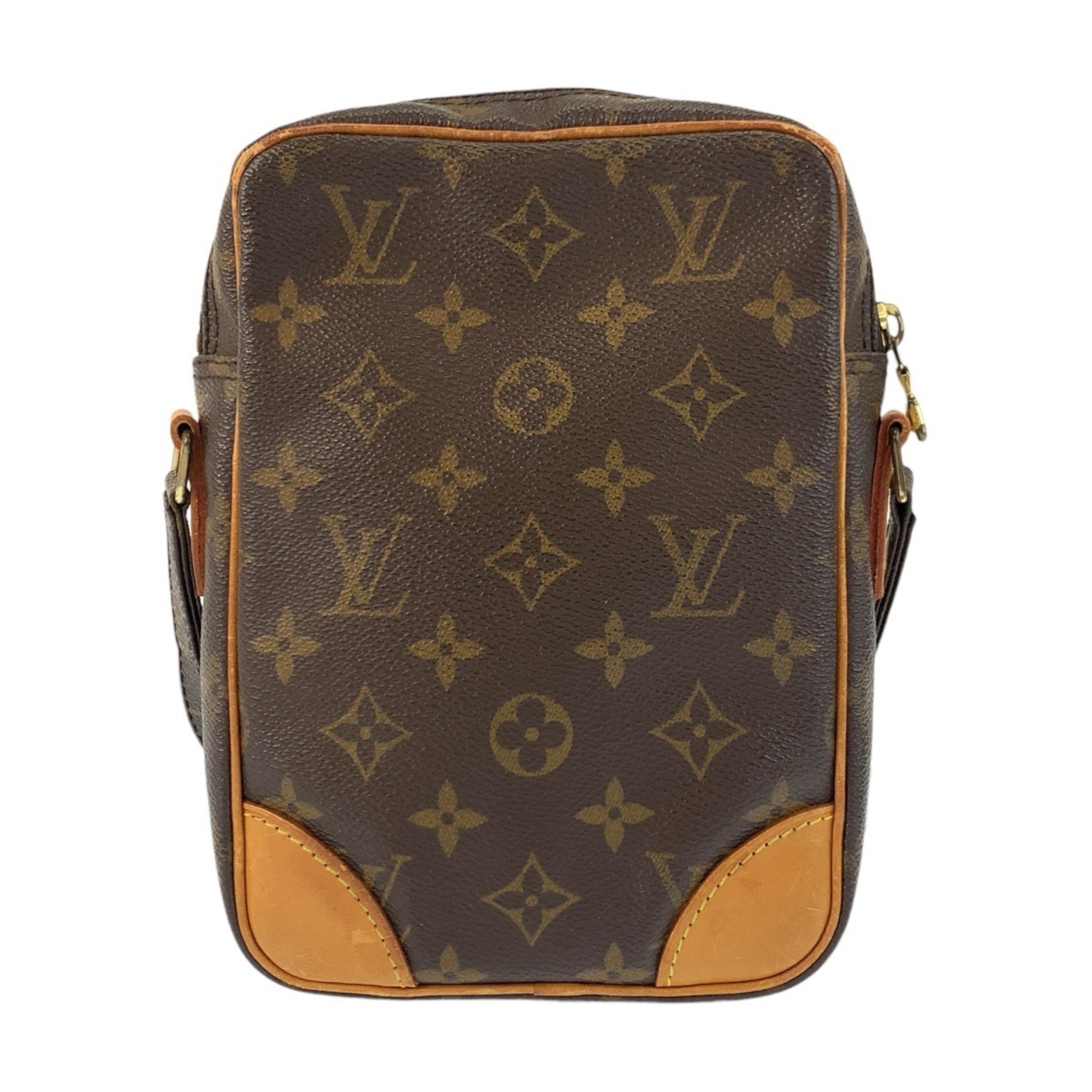 Louis Vuitton Brown Pvc Leather Pochette Shoulder Bag (Pre-Owned)