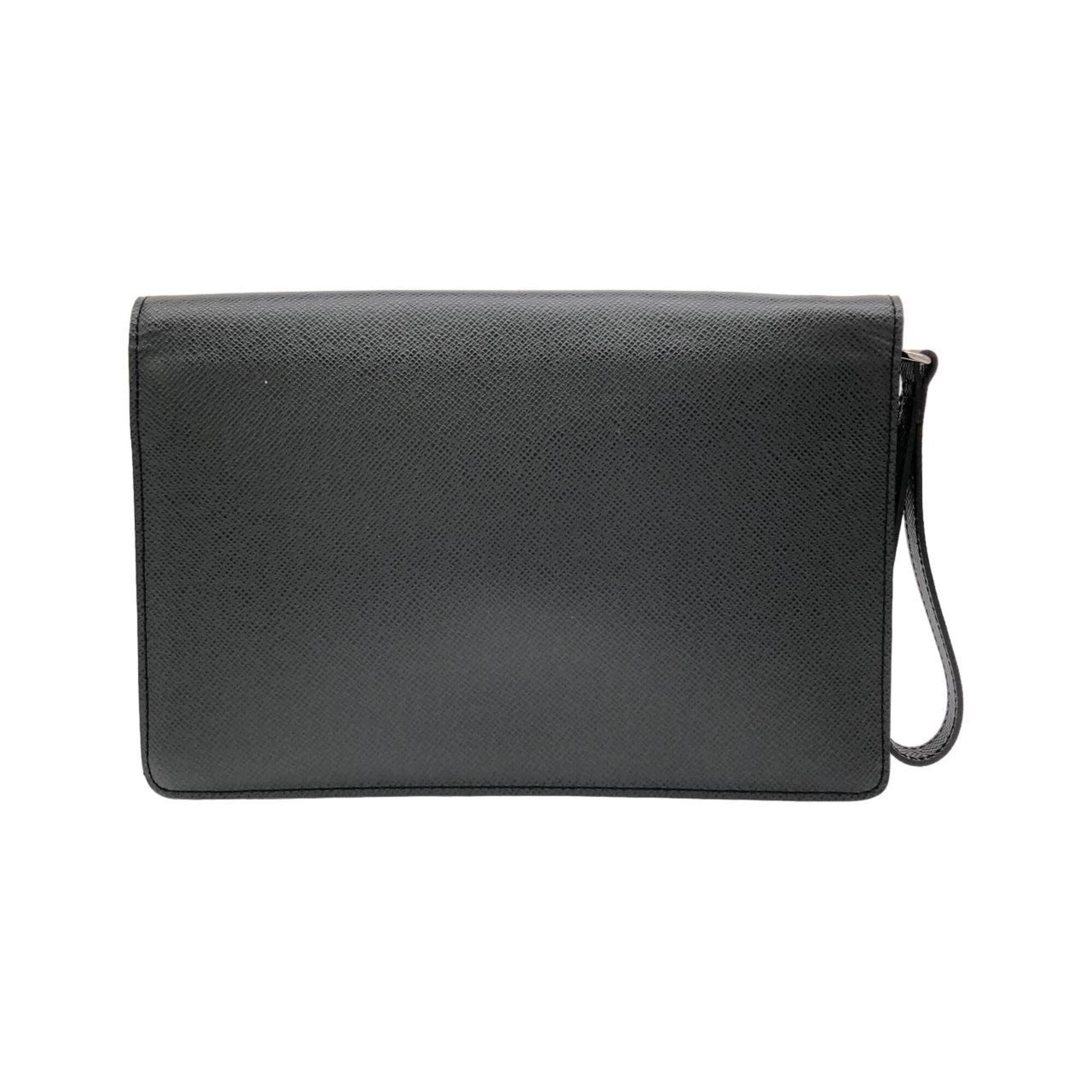 Louis Vuitton Taiga Ardoise Leather Handbag (Pre-Owned)