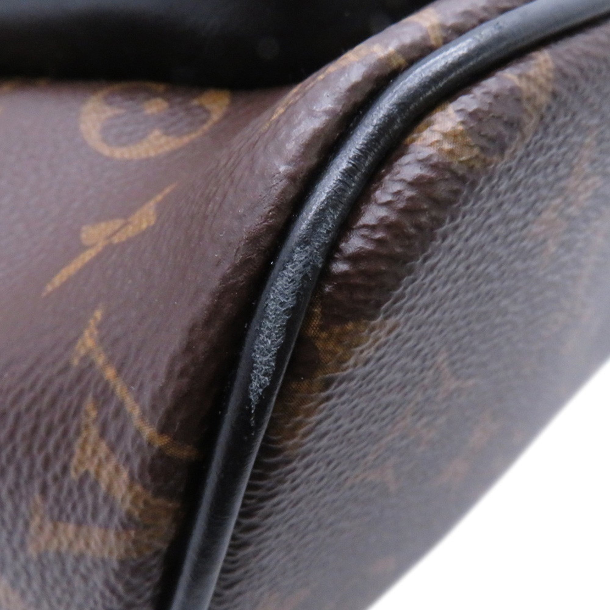 Louis Vuitton Monogram Macassar Black Brown Monogram Macassar Noir Backpack (Pre-Owned)