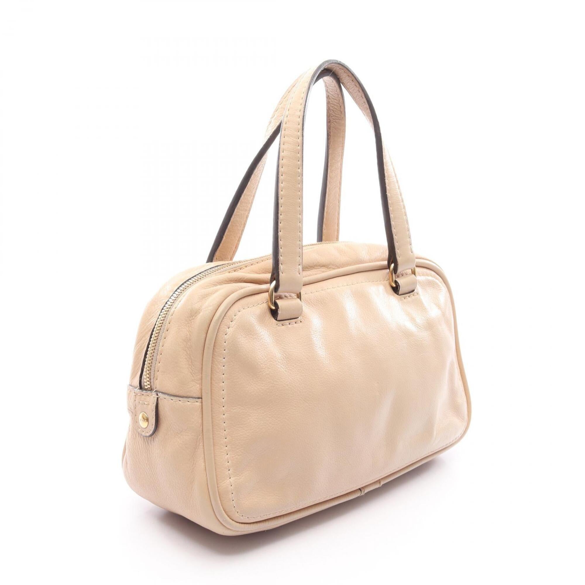 Loewe Beige Leather Handbag (Pre-Owned)