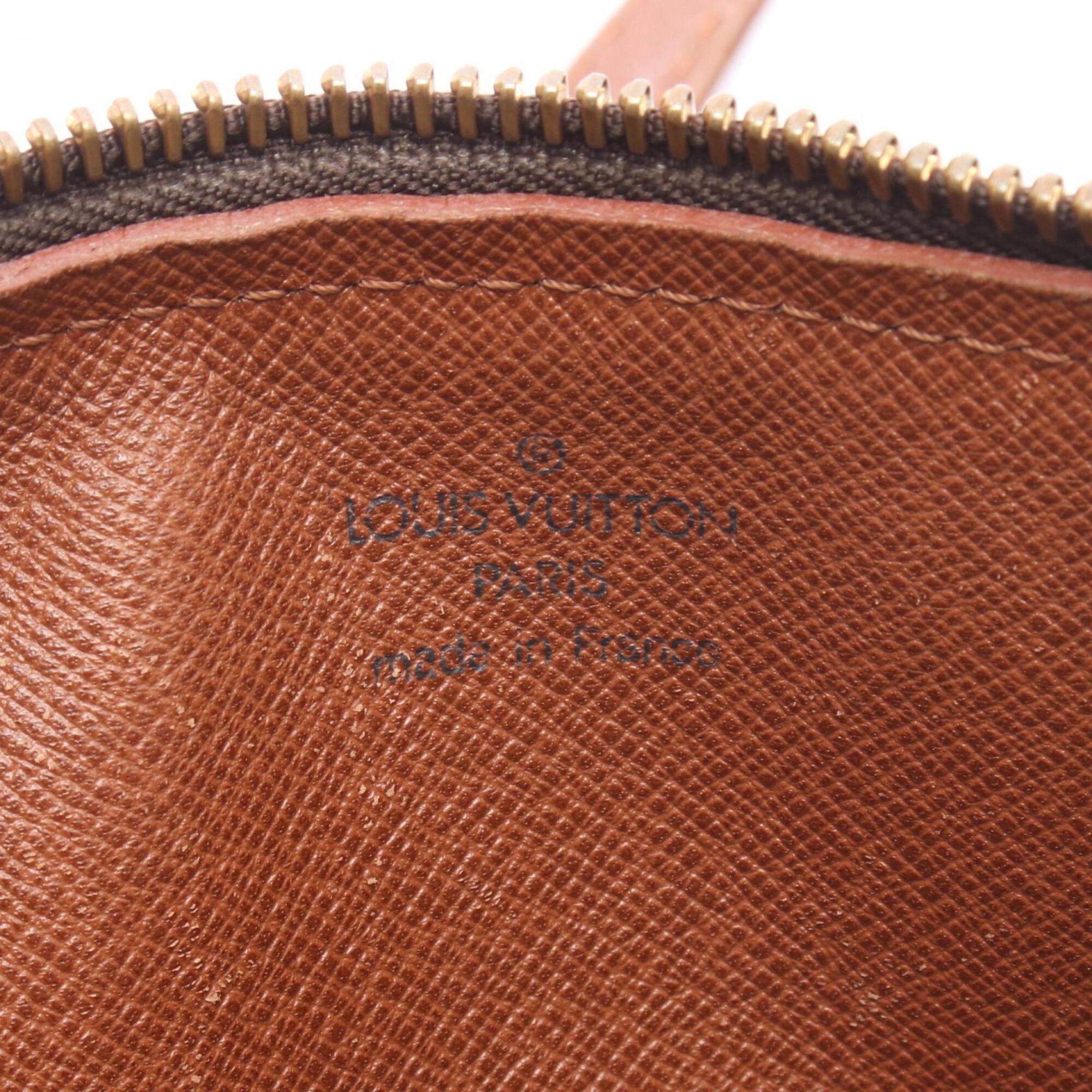 Louis Vuitton Brown Monogram Coated Canvas Leather Handbag (Pre-Owned)