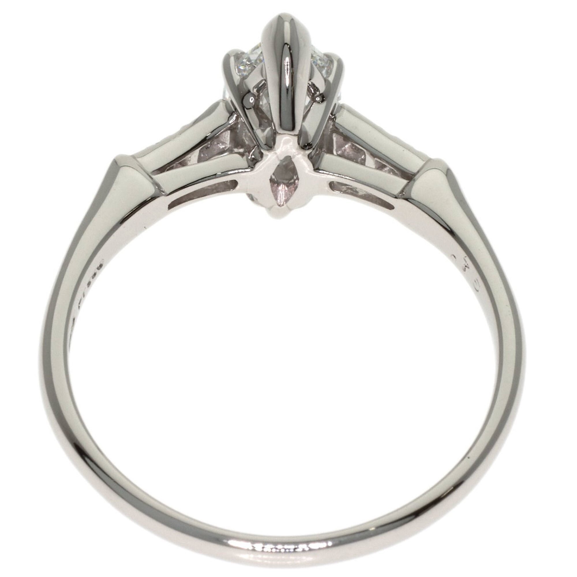 Harry Winston Silver Platinum 950 Anniversary Ring (Pre-Owned)