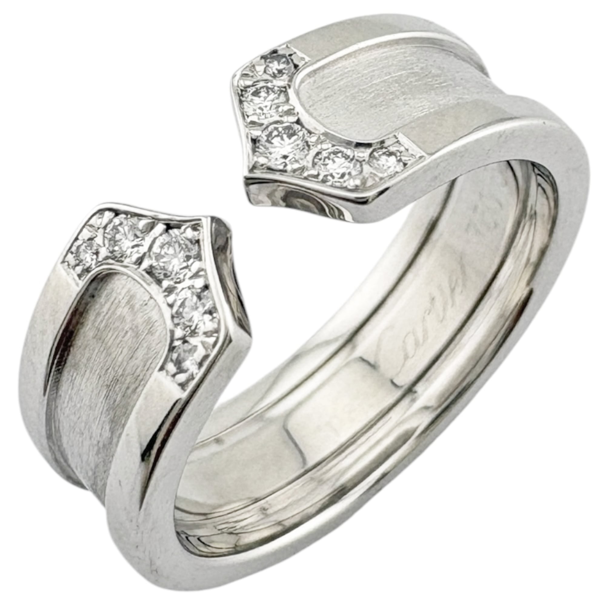 Cartier Silver White Gold (18K) Band Ring (Pre-Owned)