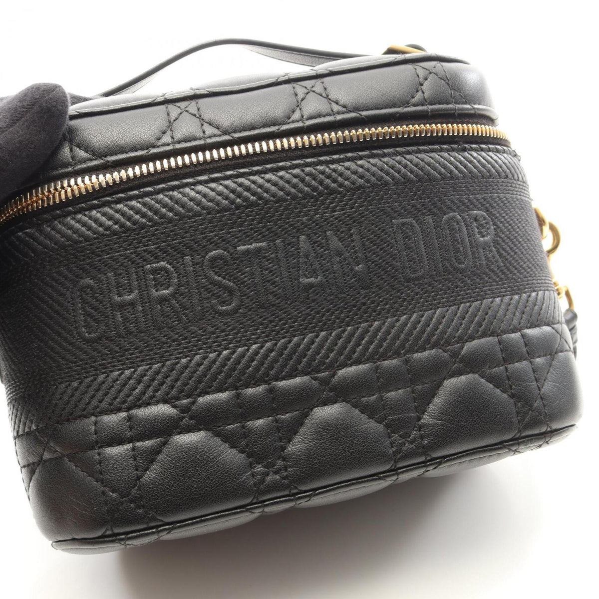 Christian Dior Black Leather Handbag (Pre-Owned)