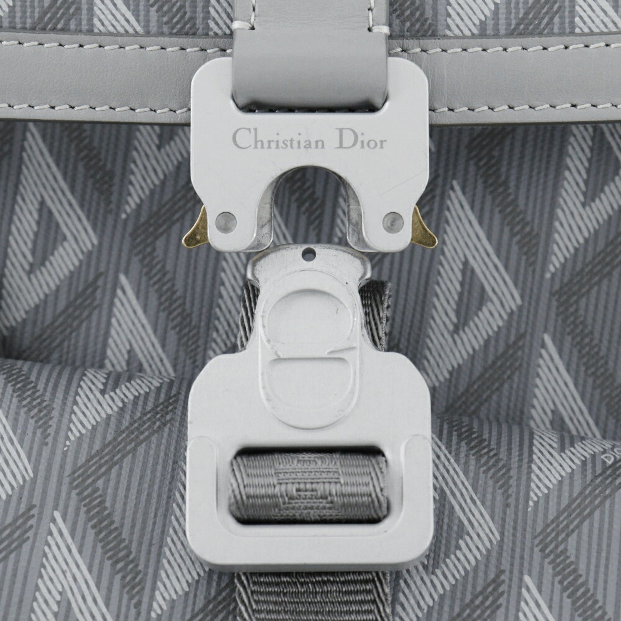 Christian Dior Gray Pvc Backpack (Pre-Owned)