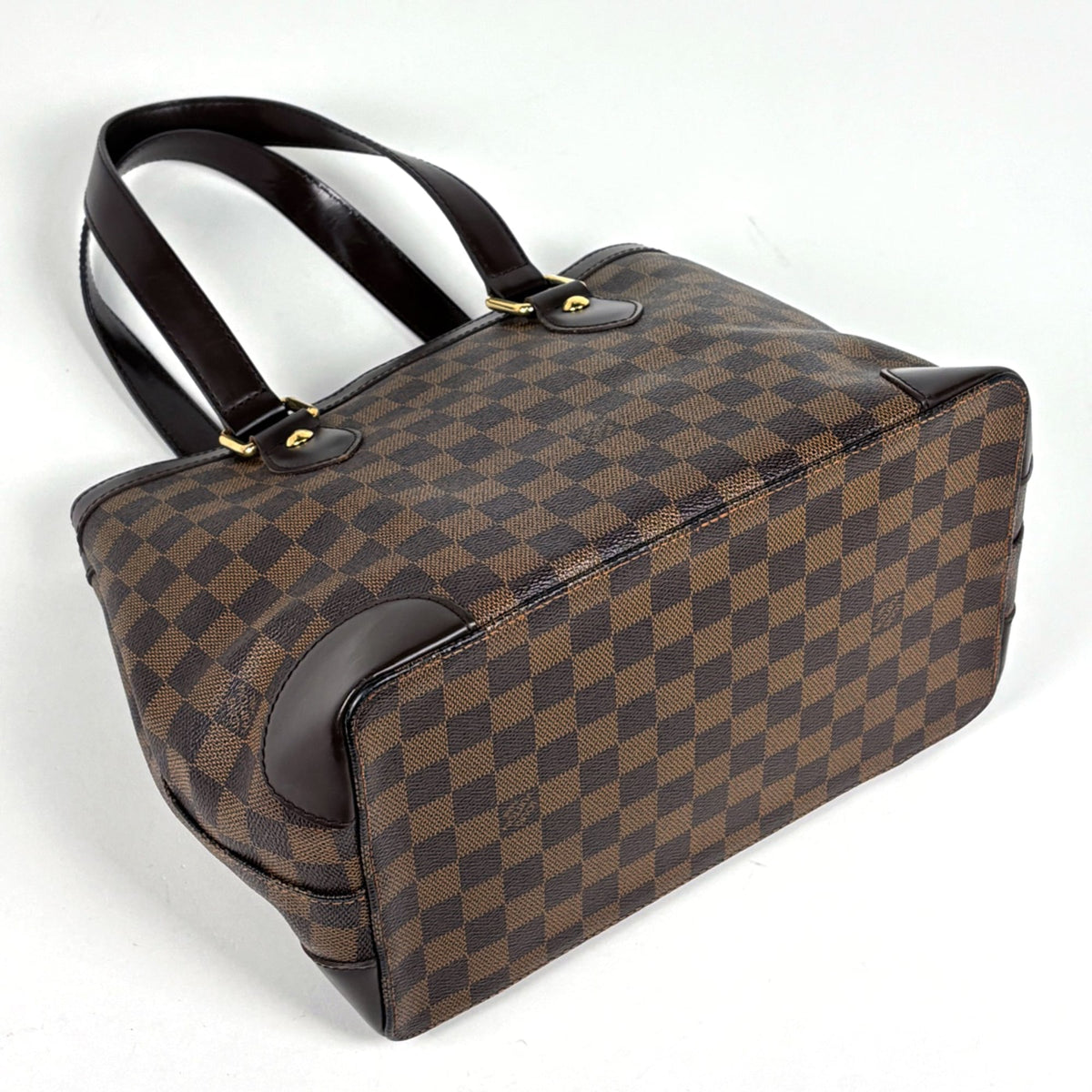 Louis Vuitton Brown Damier Canvas Shoulder Bag Tote Bag (Pre-Owned)