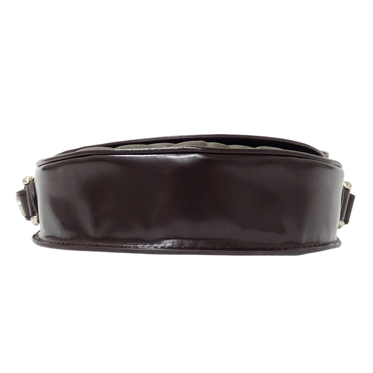 Burberry Khaki Brown Nylon Pochette Shoulder Bag (Pre-Owned)