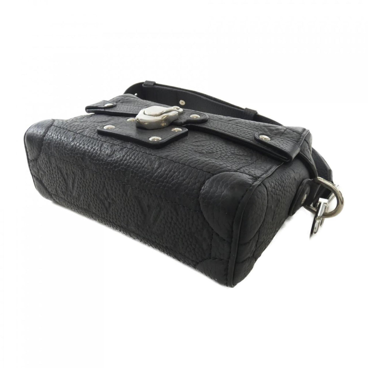 Louis Vuitton Black Leather Handbag (Pre-Owned)