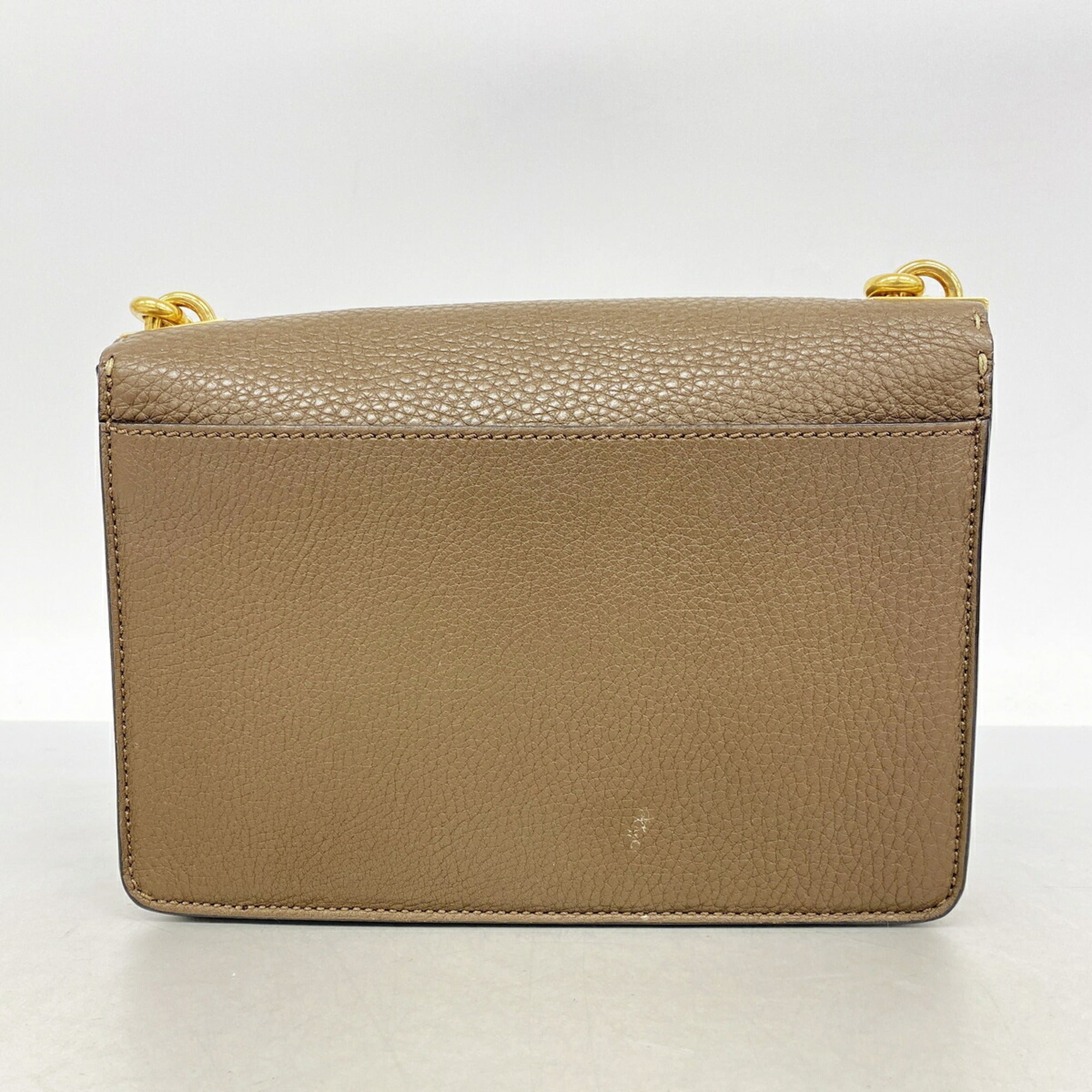 Fendi Brown Leather Shoulder Bag (Pre-Owned)