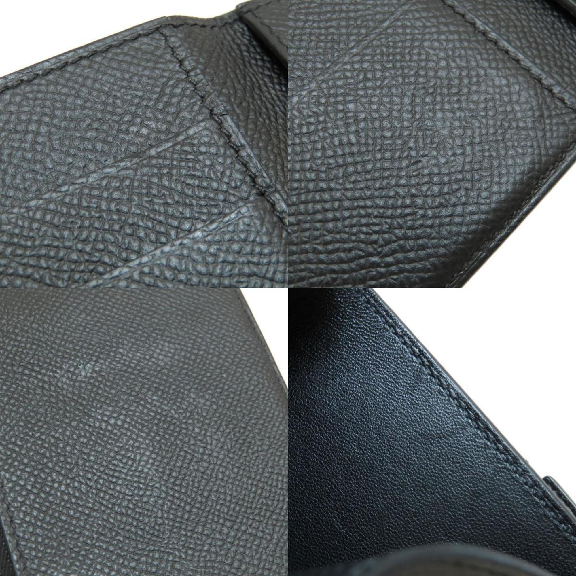 Hermes Black Epsom Leather Wallet (Bi-Fold) (Pre-Owned)