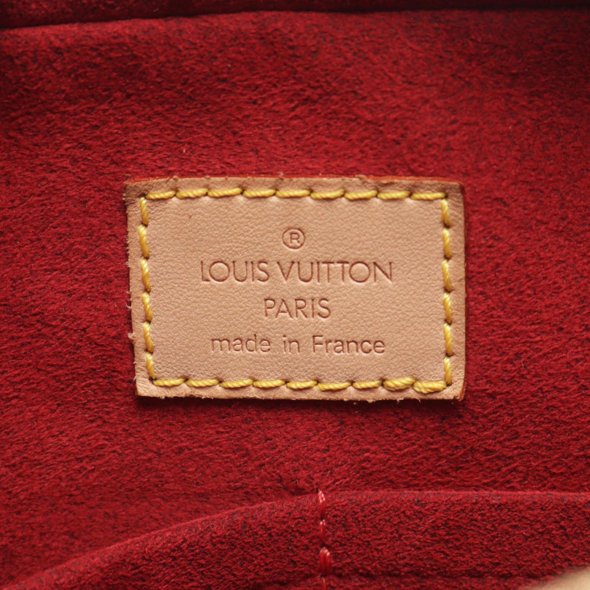 Louis Vuitton Brown Pvc Coated Canvas Leather Handbag (Pre-Owned)