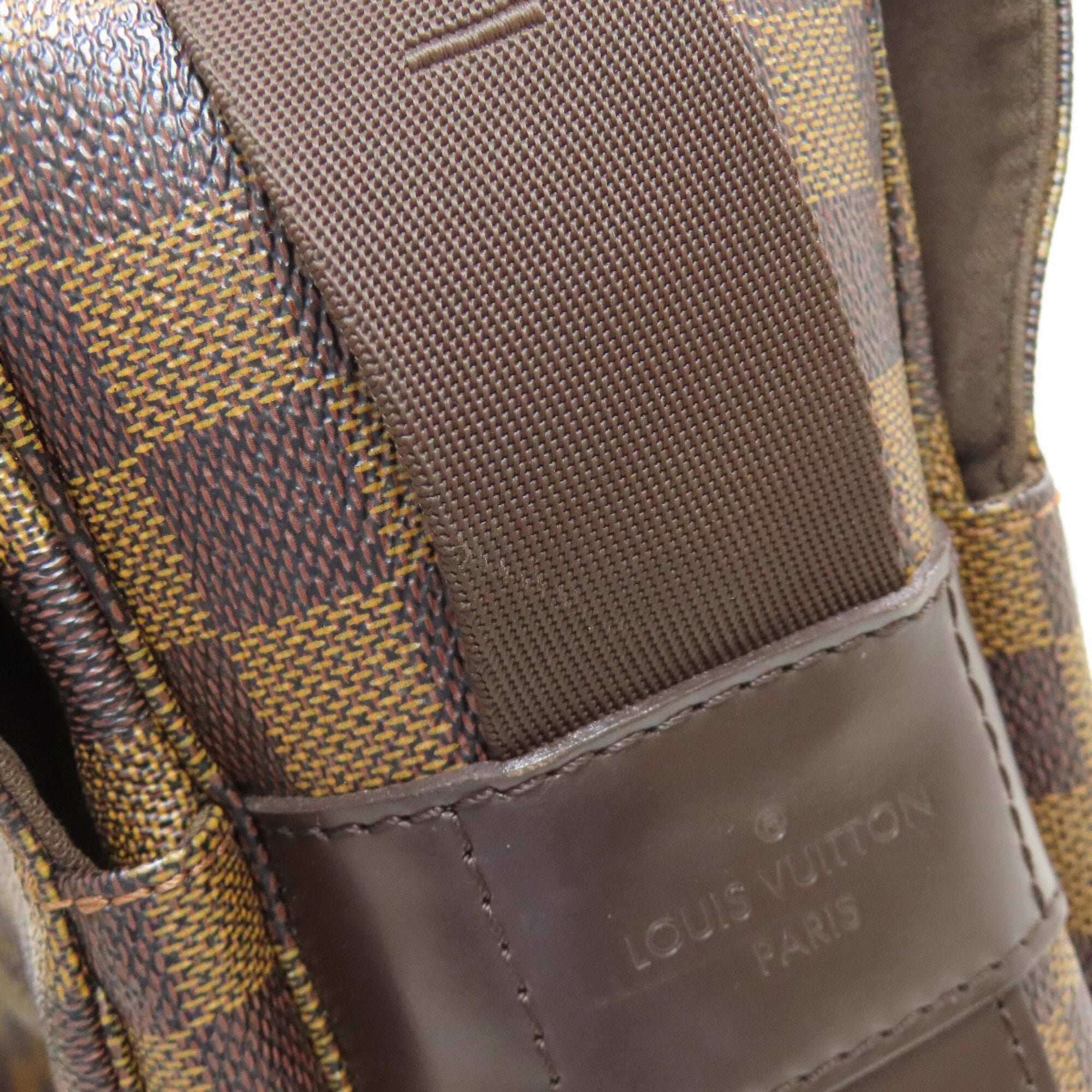 Louis Vuitton Damier Damier Canvas Ebene Damier Canvas Shoulder Bag (Pre-Owned)