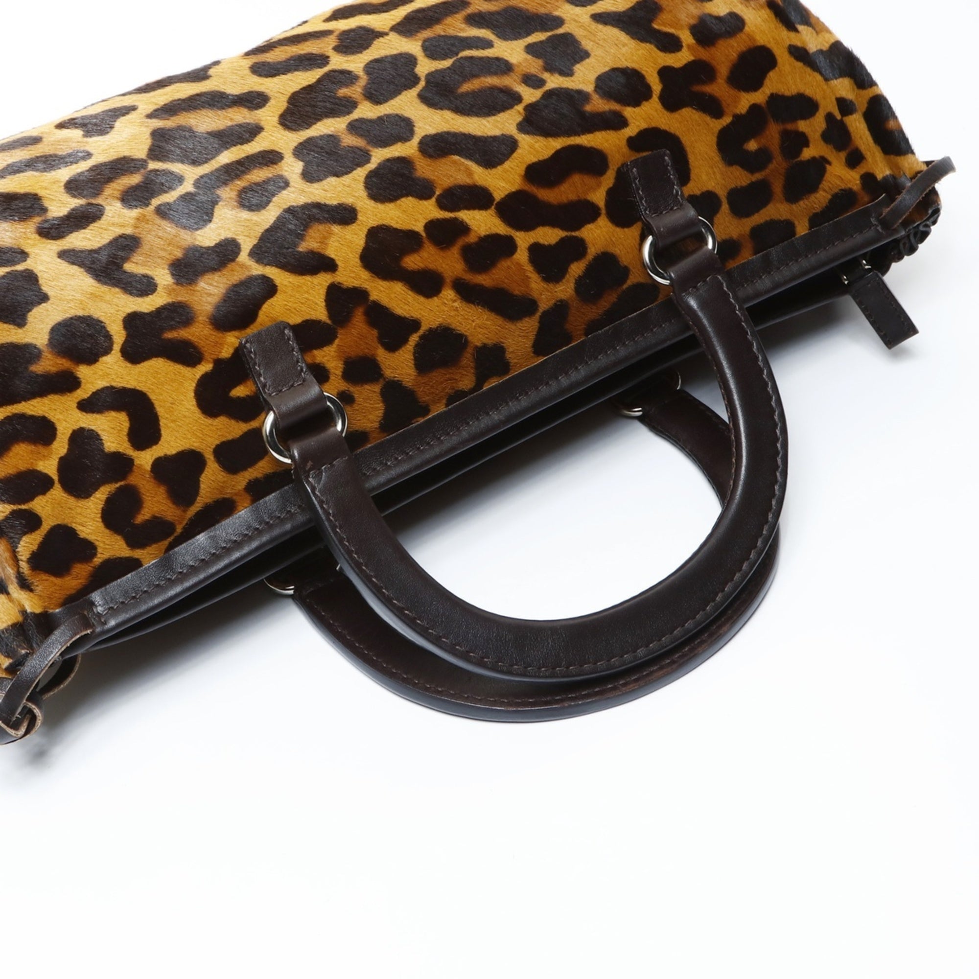 Prada Brown Leather Handbag (Pre-Owned)