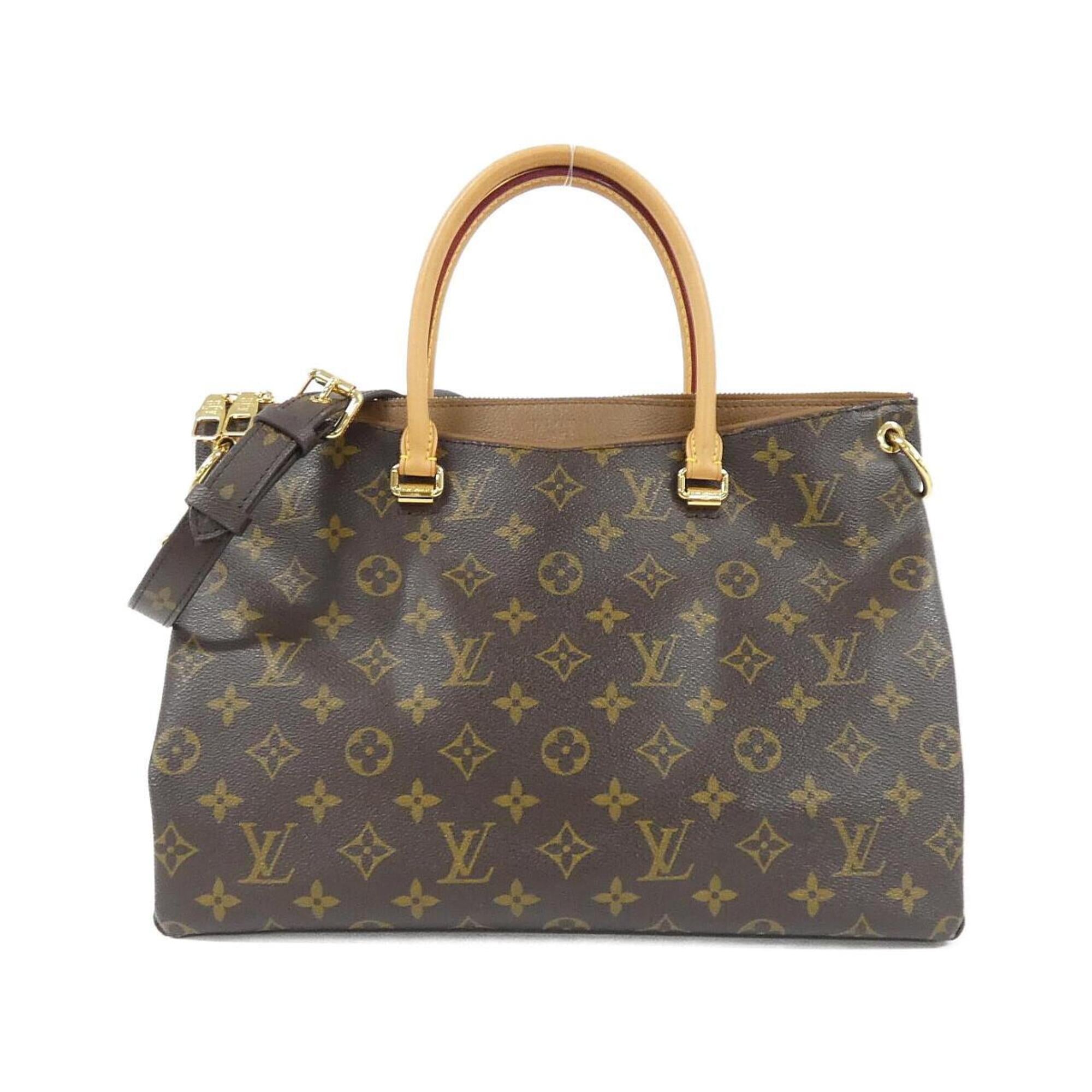 Louis Vuitton Marron Coated Canvas Handbag (Pre-Owned)