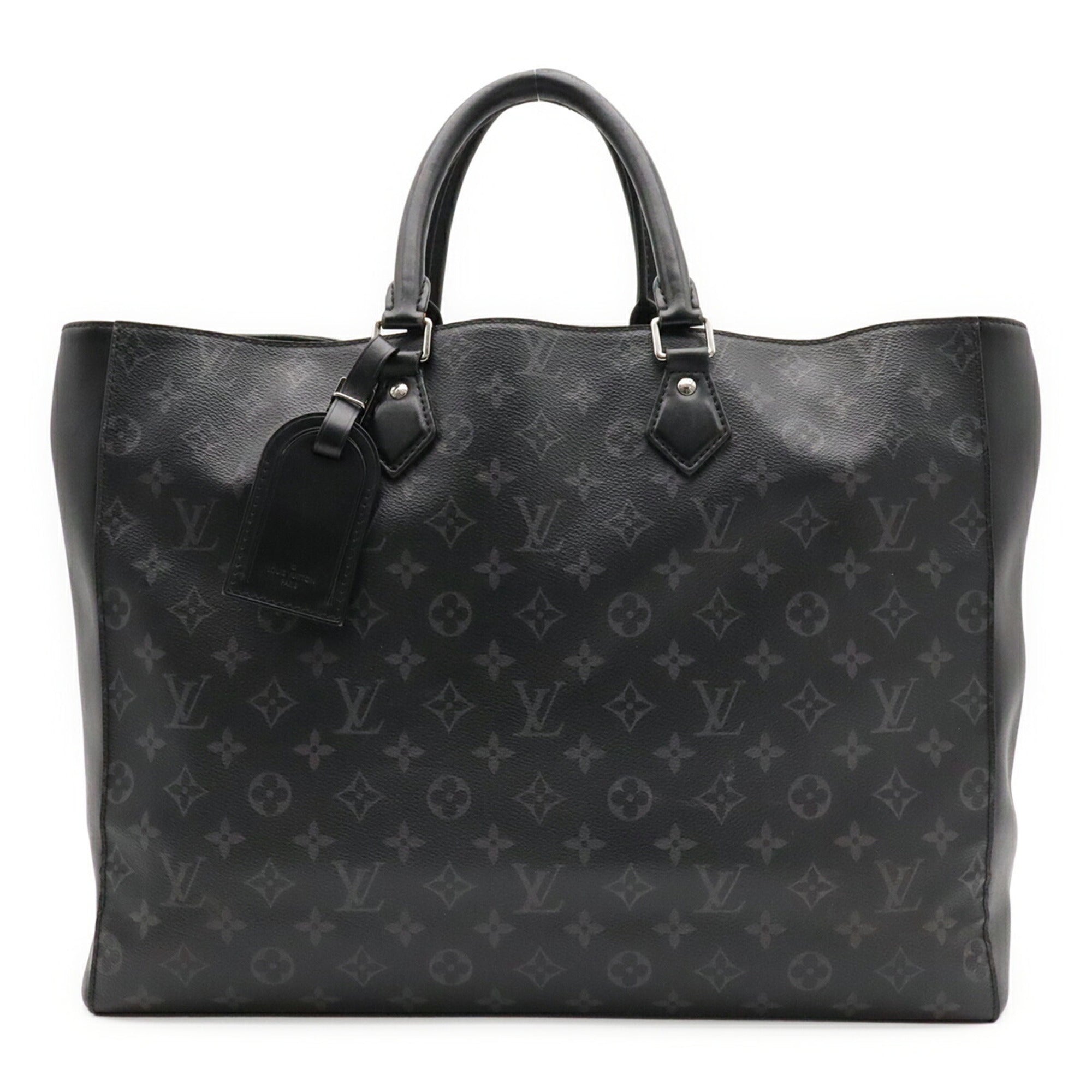Louis Vuitton Black Gray Monogram Eclipse Handbag Pouch Tote Bag (Pre-Owned)
