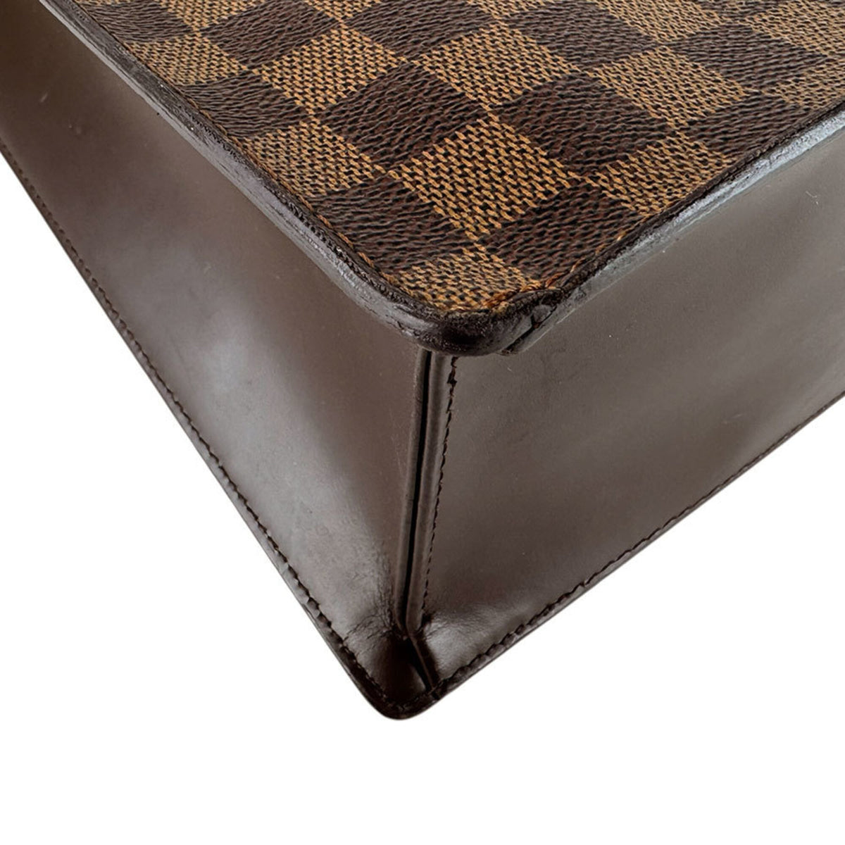 Louis Vuitton Damier Canvas Ebene Damier Canvas Handbag (Pre-Owned)