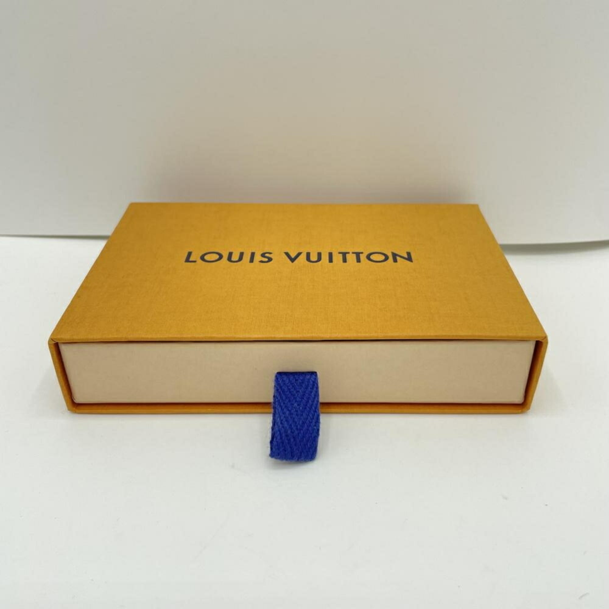 Louis Vuitton Blue Leather Bill Wallet (Bi-Fold) (Pre-Owned)