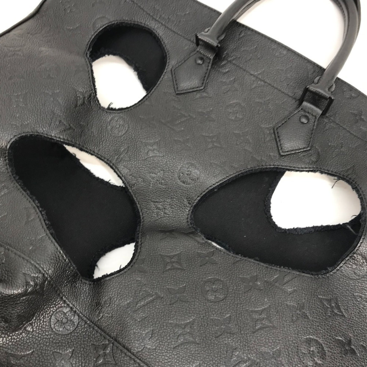 Louis Vuitton Black Noir Monogram Empreinte Shoulder Bag Tote Bag (Pre-Owned)