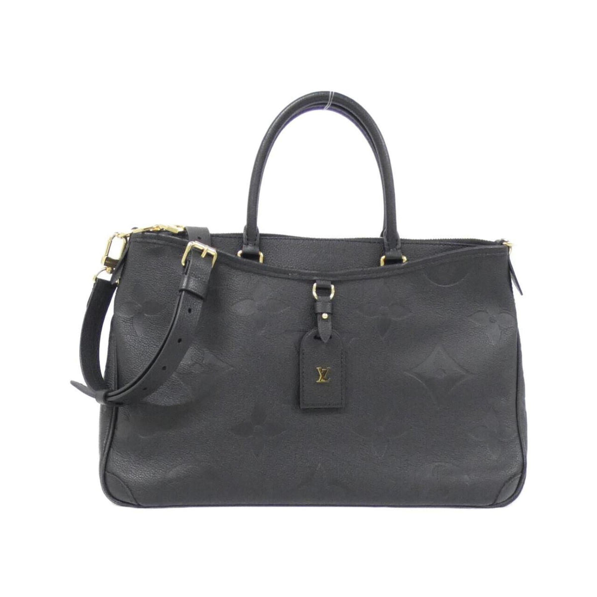 Louis Vuitton Monogram Empreinte Black Leather Handbag (Pre-Owned)