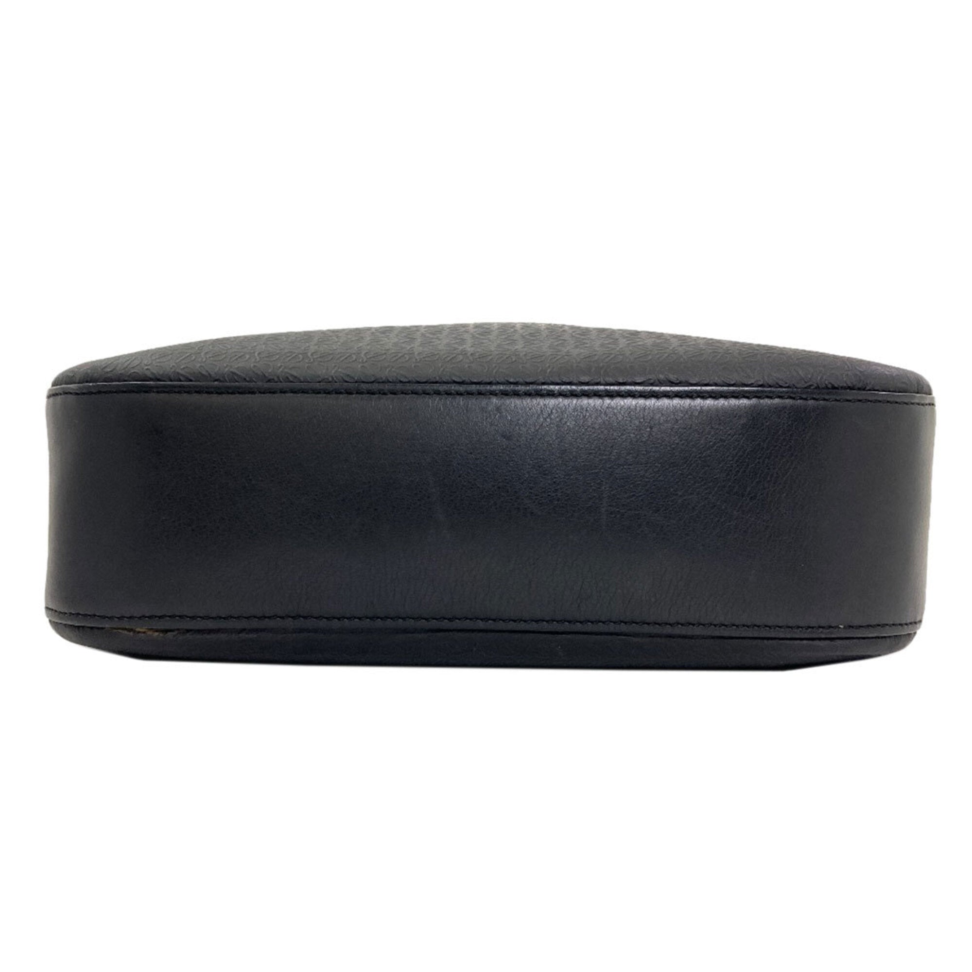 Loewe Black Leather Shoulder Bag (Pre-Owned)