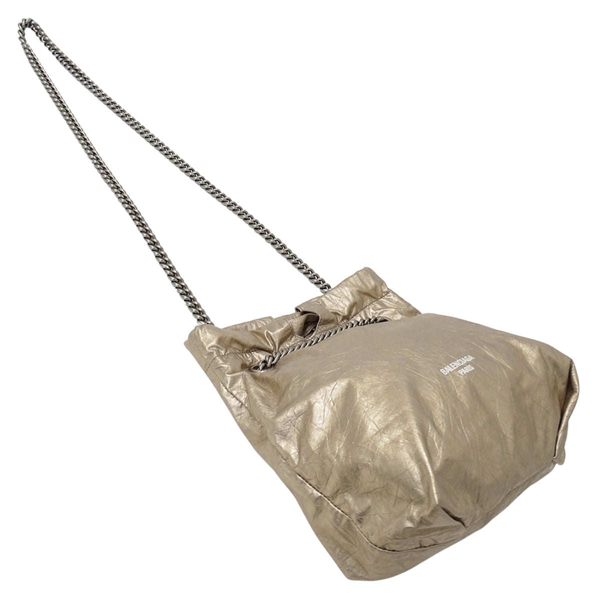 Balenciaga Metallic Leather Handbag Shoulder Bag (Pre-Owned)