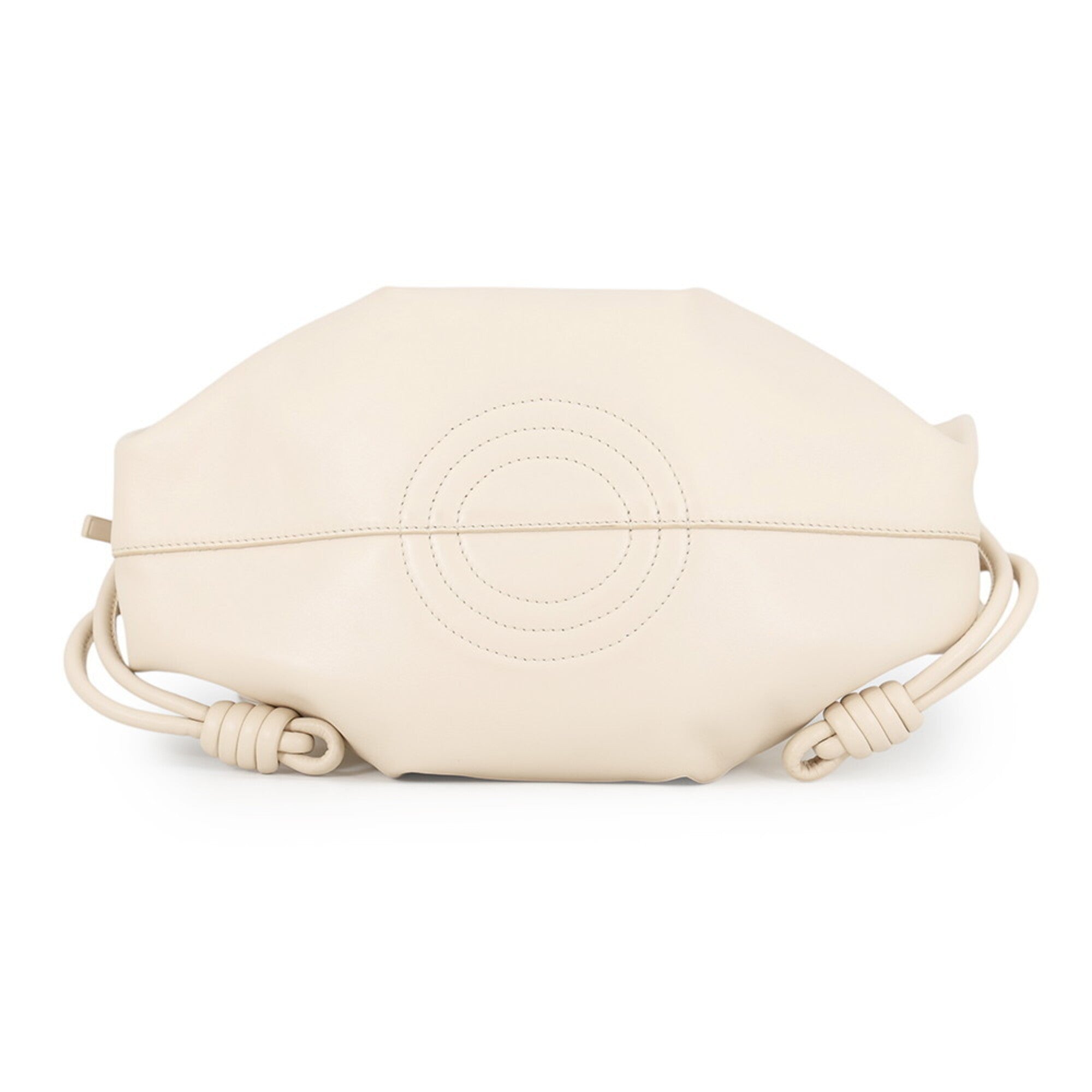 Loewe Ivory Leather Handbag Shoulder Bag (Pre-Owned)