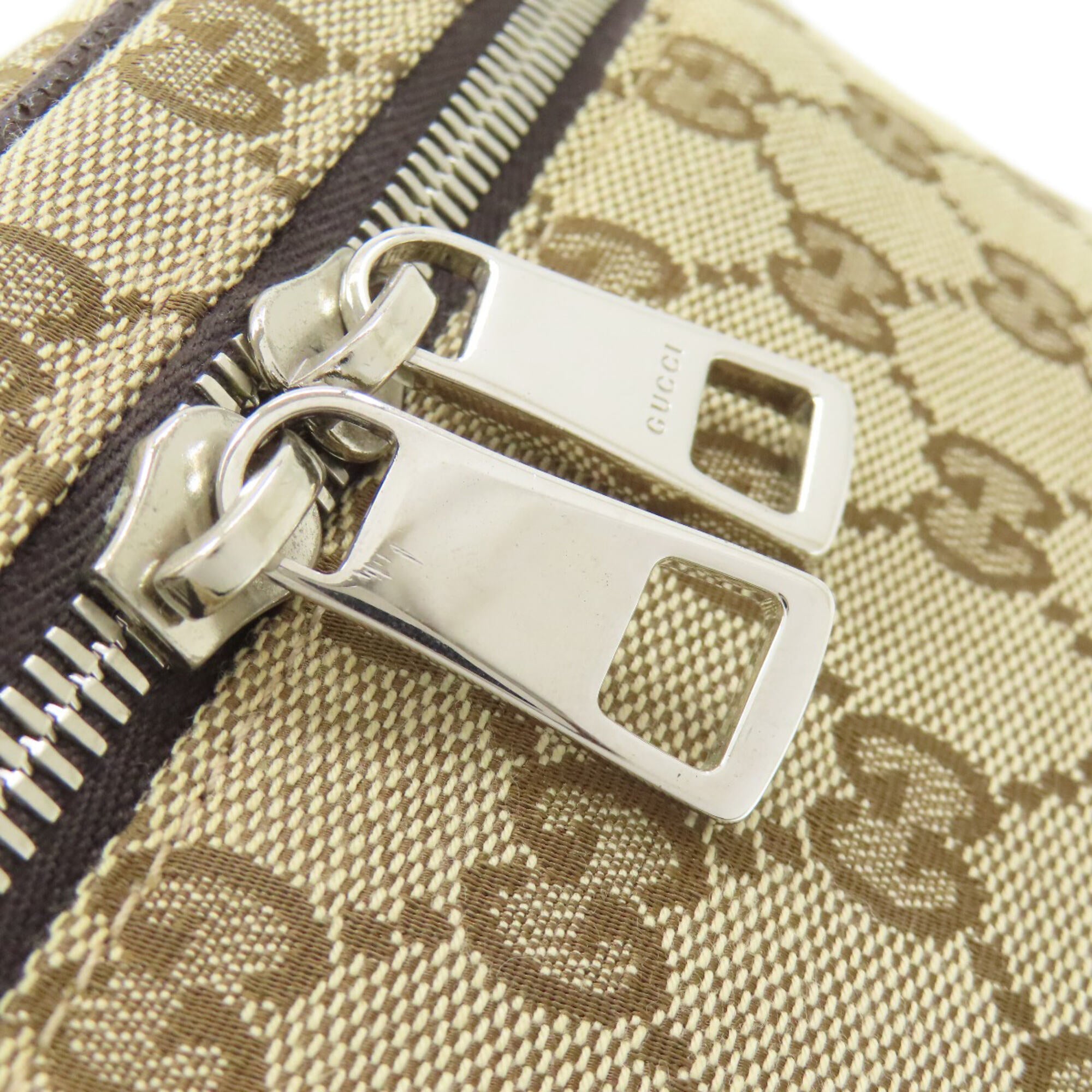 Gucci Brown Canvas Sling Bag (Pre-Owned)