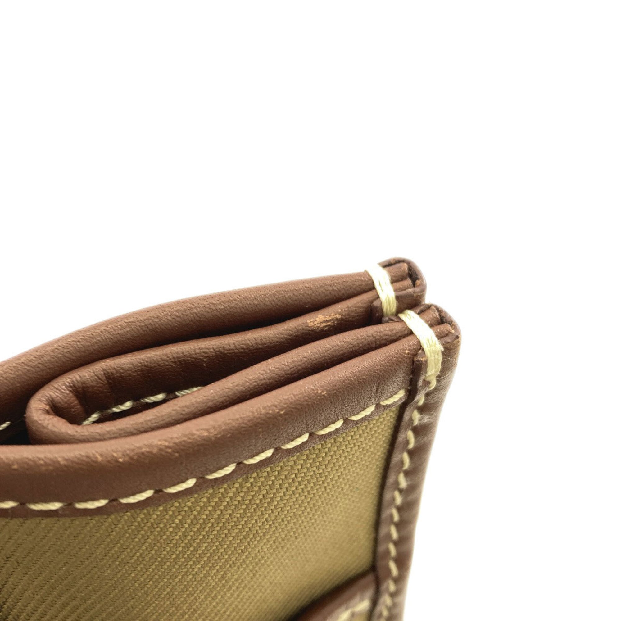 Hunting World Khaki Canvas Handbag (Pre-Owned)