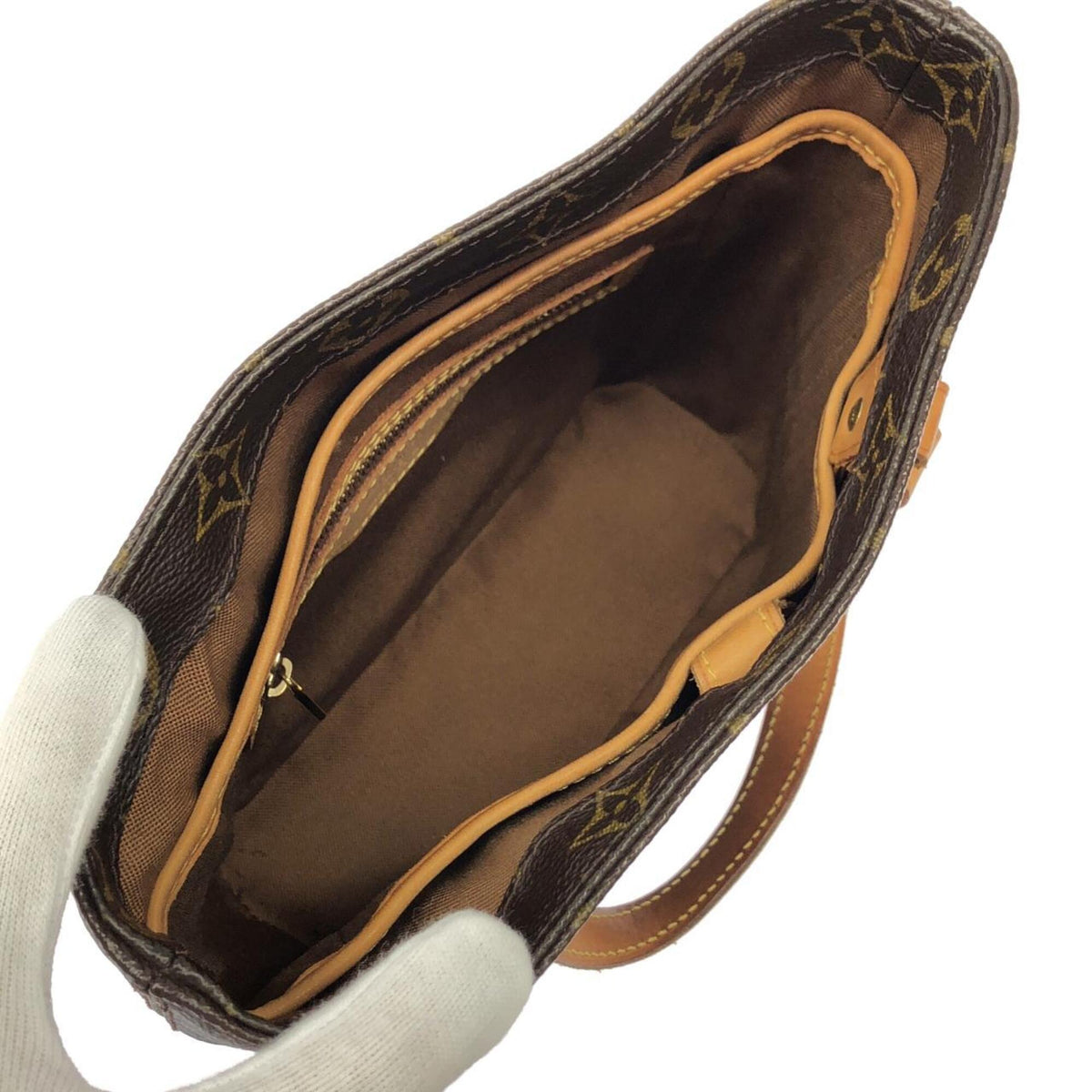 Louis Vuitton Marron Coated Canvas Handbag (Pre-Owned)