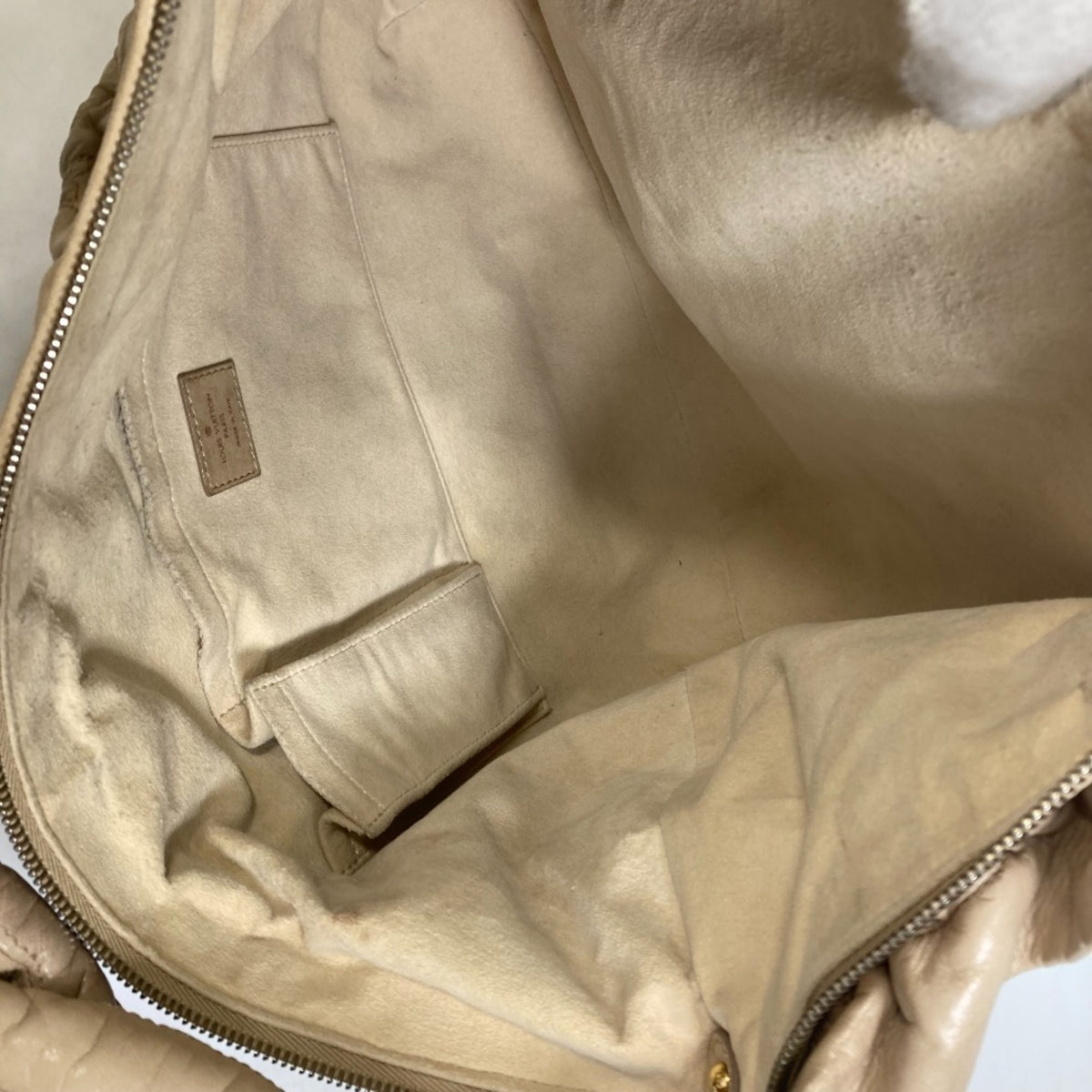 Louis Vuitton Monogram Olympe Beige Ecru Leather Shoulder Bag (Pre-Owned)