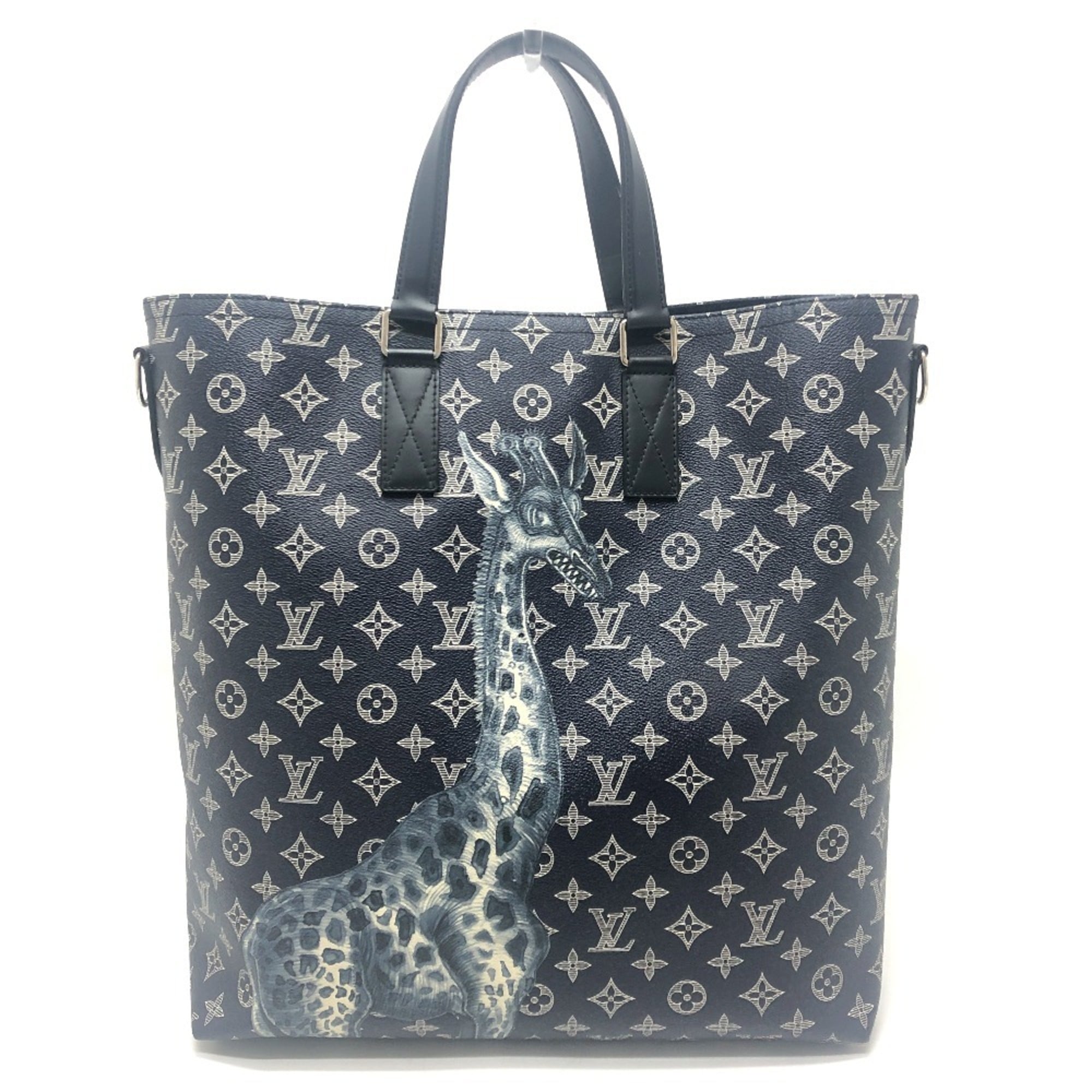 Louis Vuitton Navy Monogram Canvas Tote Bag (Pre-Owned)