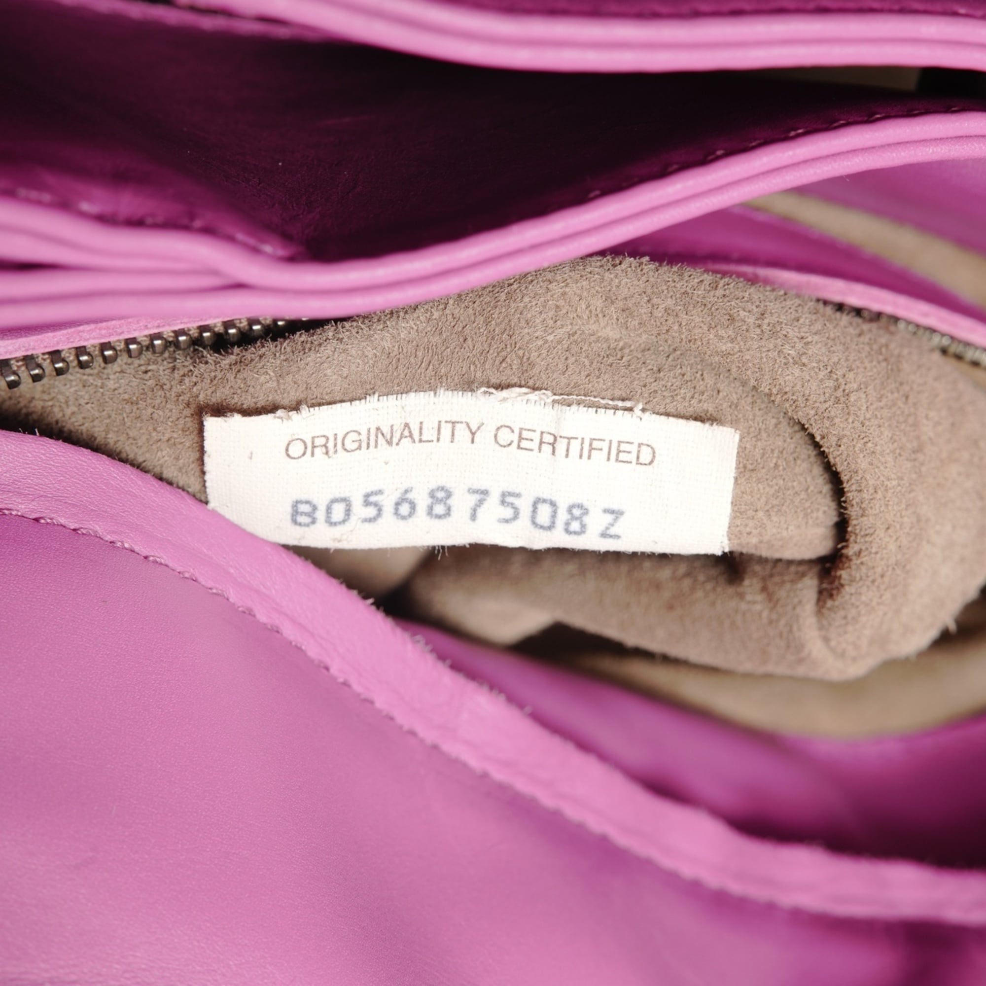 Bottega Veneta Purple Intrecciato Handbag (Pre-Owned)