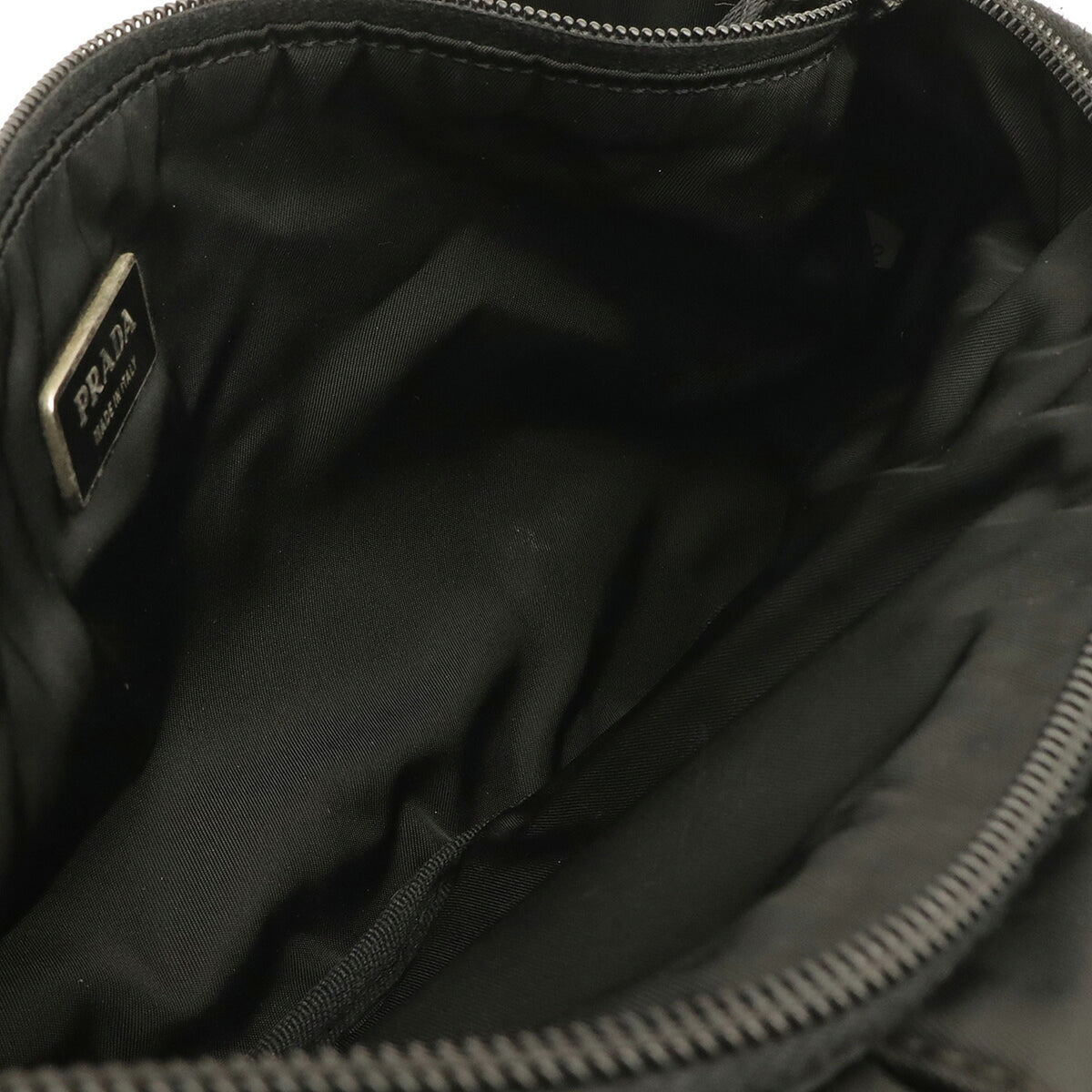 Prada Black Nylon Pouch Sling Bag (Pre-Owned)