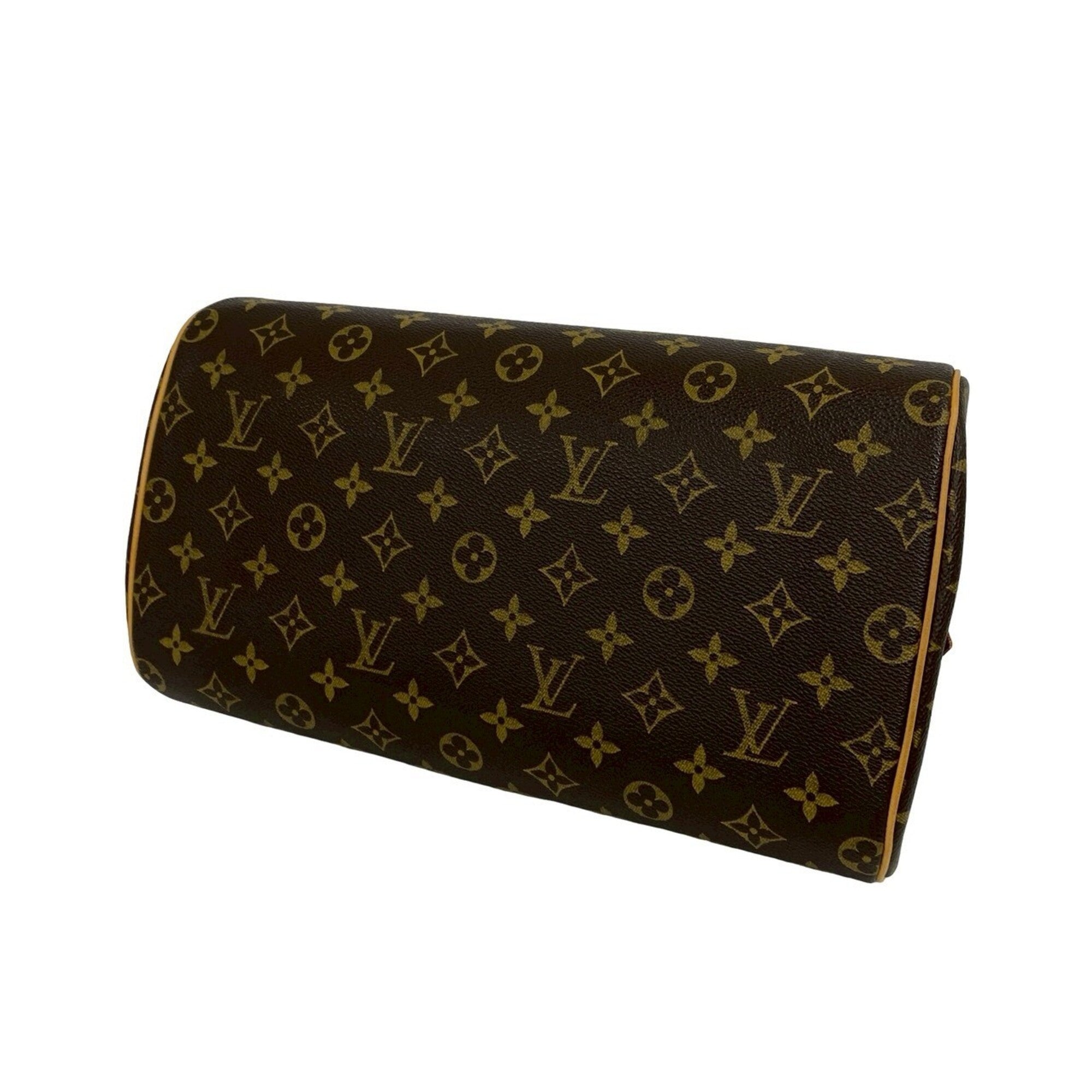 Louis Vuitton Brown Leather Boston Bag Handbag (Pre-Owned)