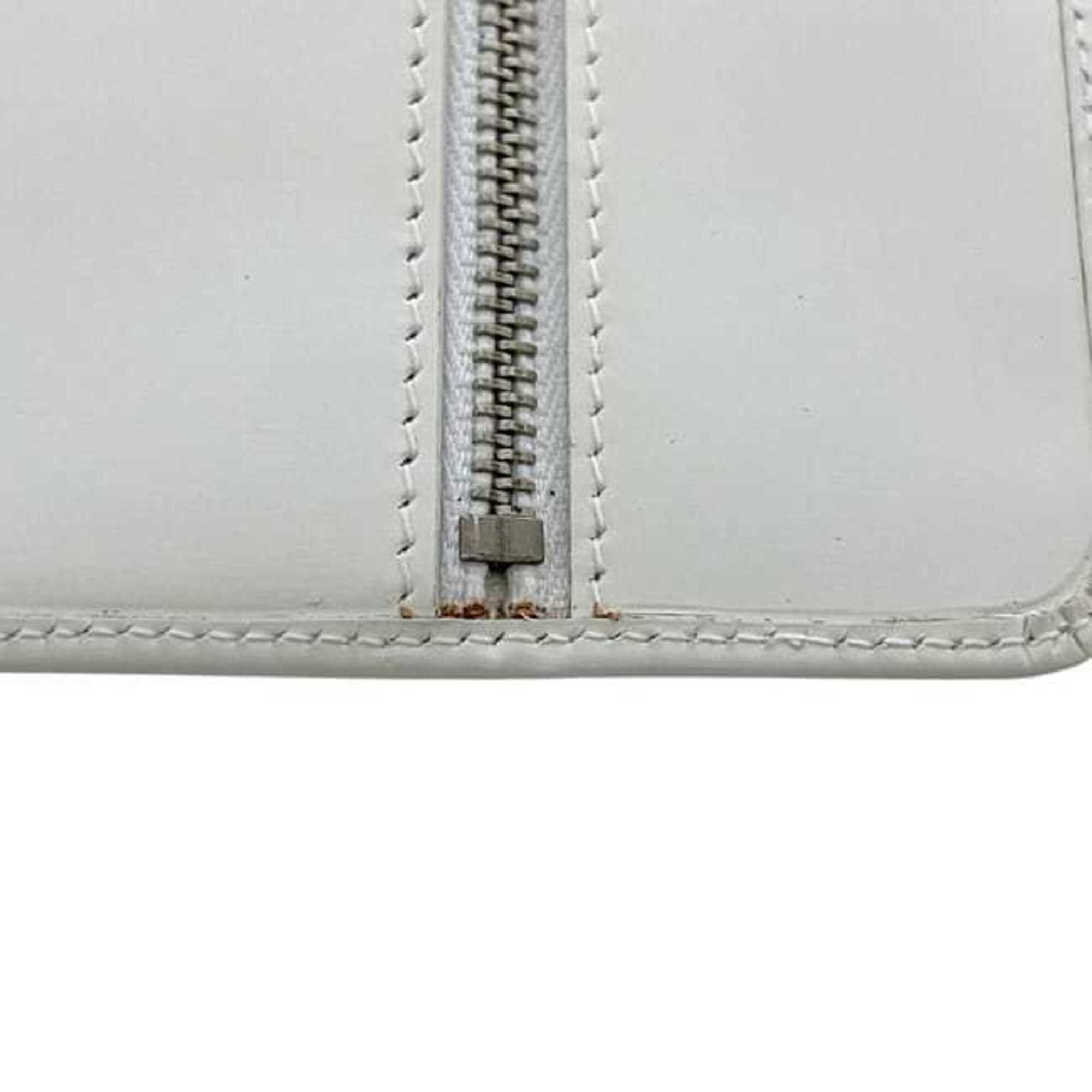 Balenciaga White Leather Wallet (Bi-Fold) (Pre-Owned)
