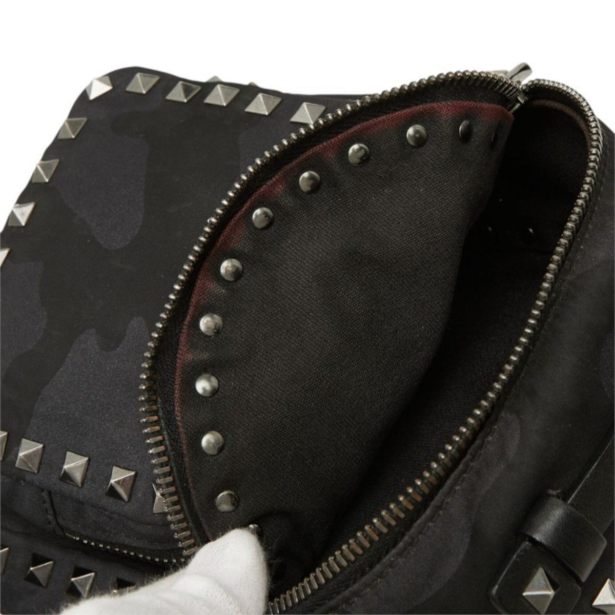Valentino Black Leather Backpack (Pre-Owned)