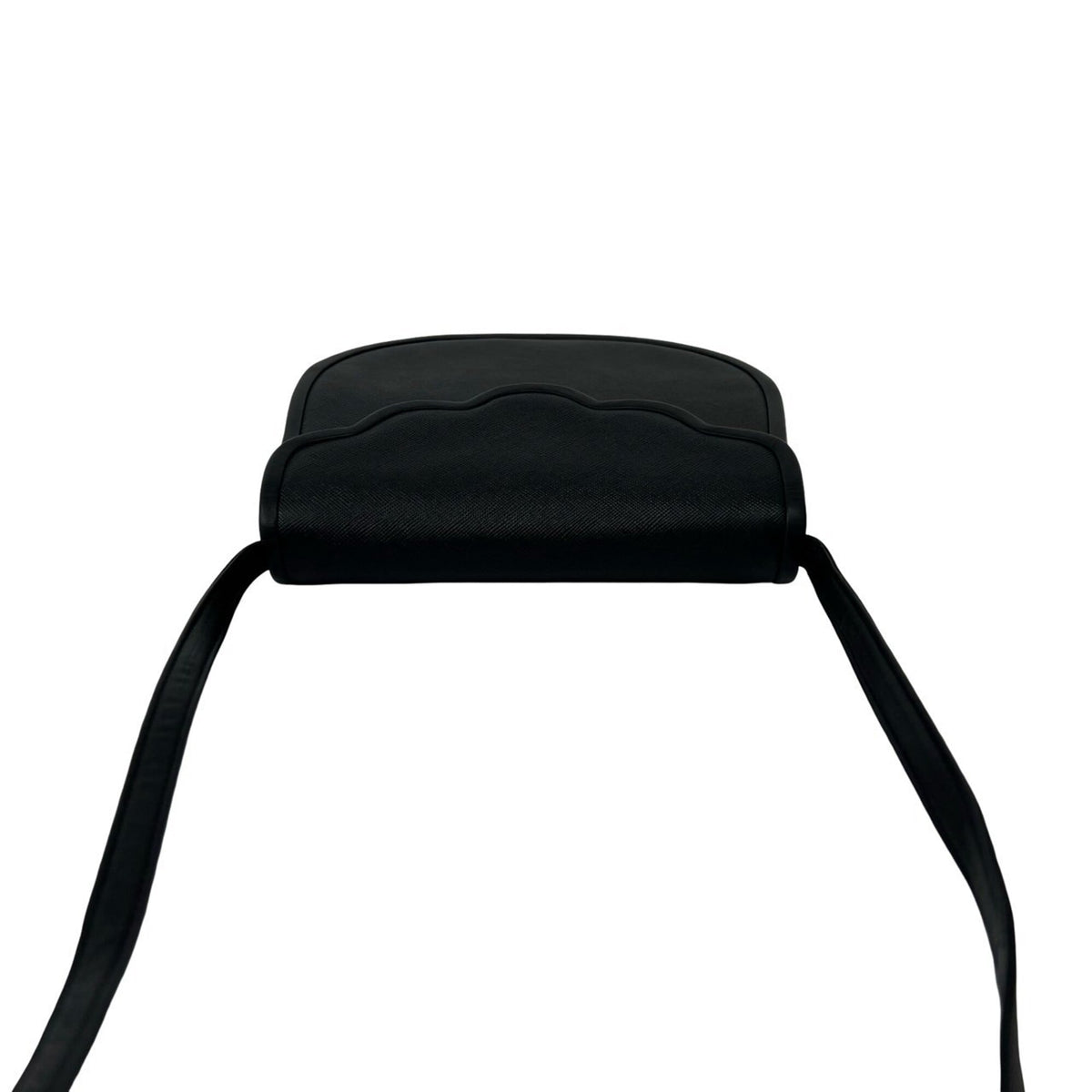 Yves Saint Laurent Black Leather Pochette Shoulder Bag (Pre-Owned)