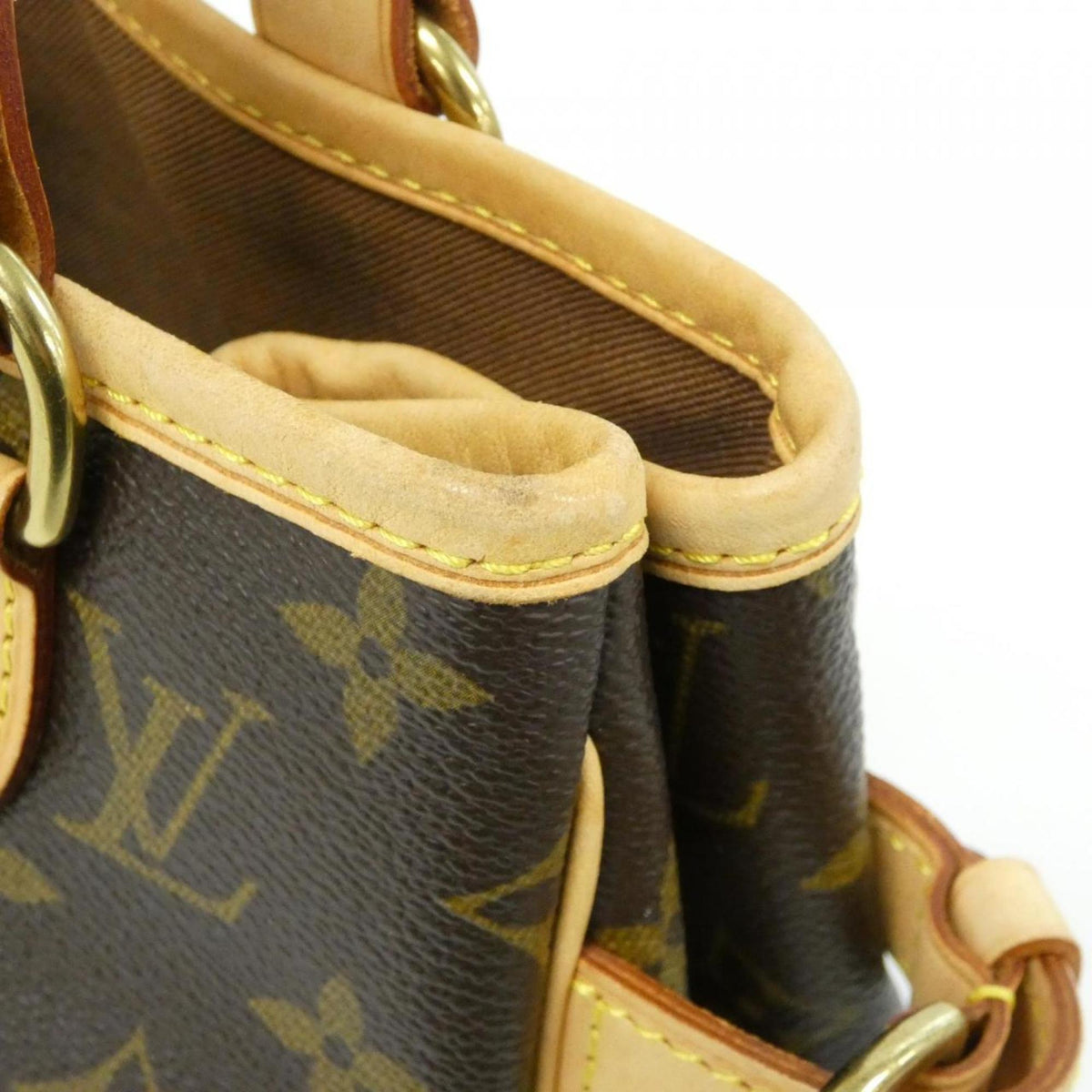 Louis Vuitton Brown Coated Canvas Handbag (Pre-Owned)
