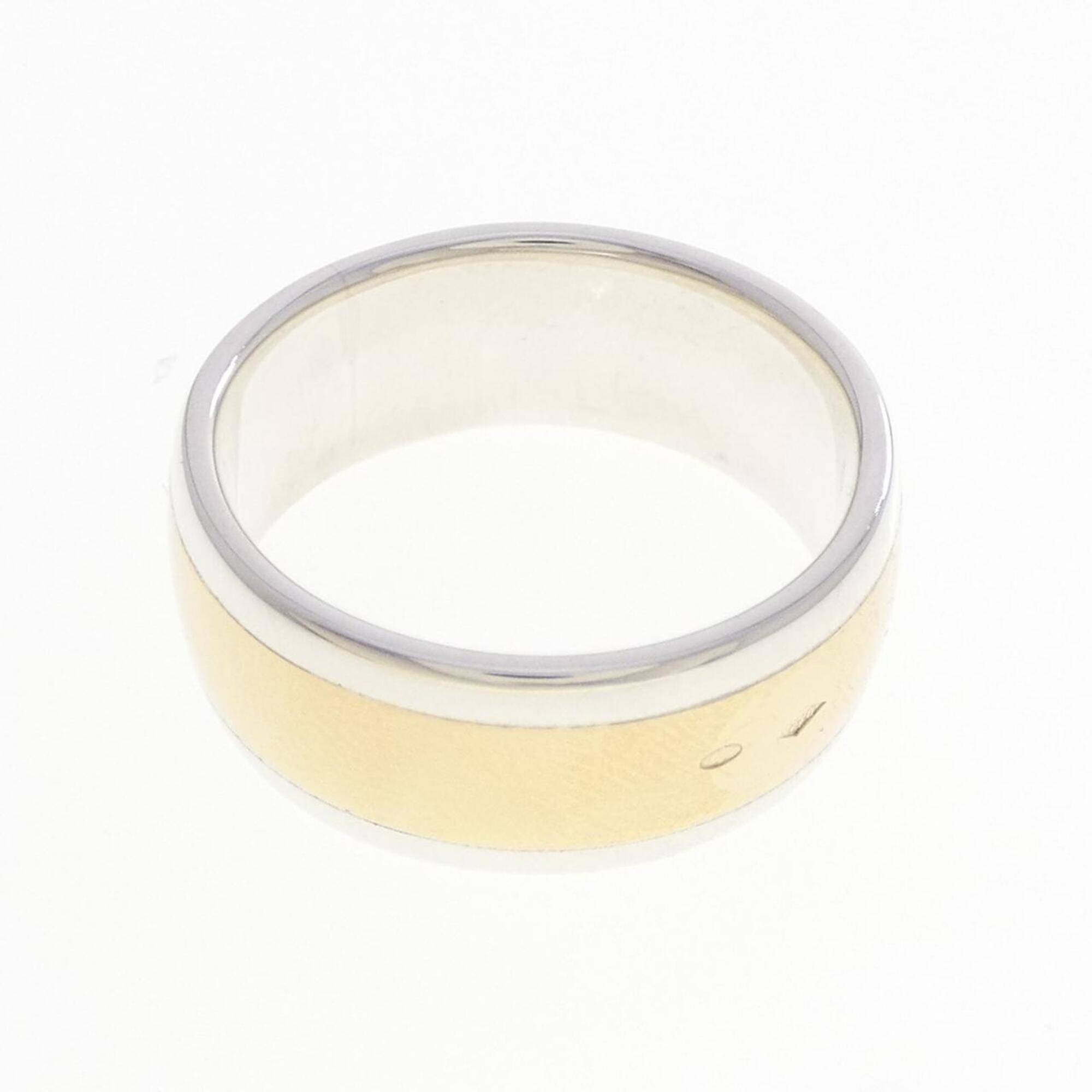 Hermes Yellow Gold (18K) Silver 925 Band Ring (Pre-Owned)