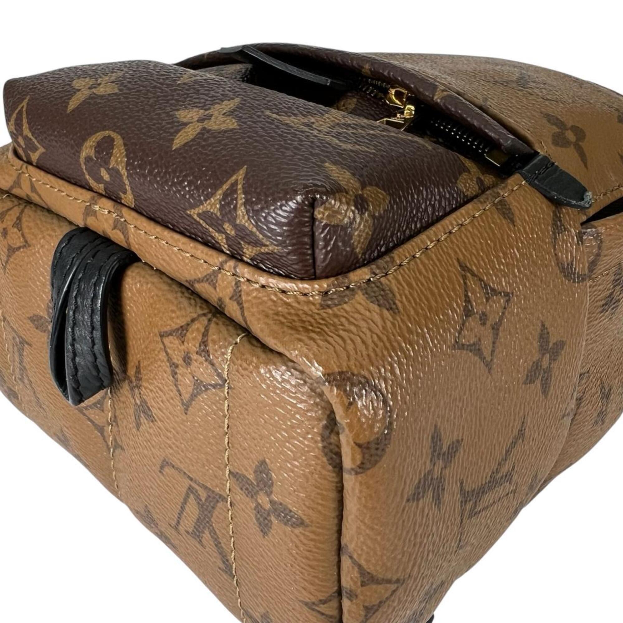 Louis Vuitton Brown Leather Backpack (Pre-Owned)