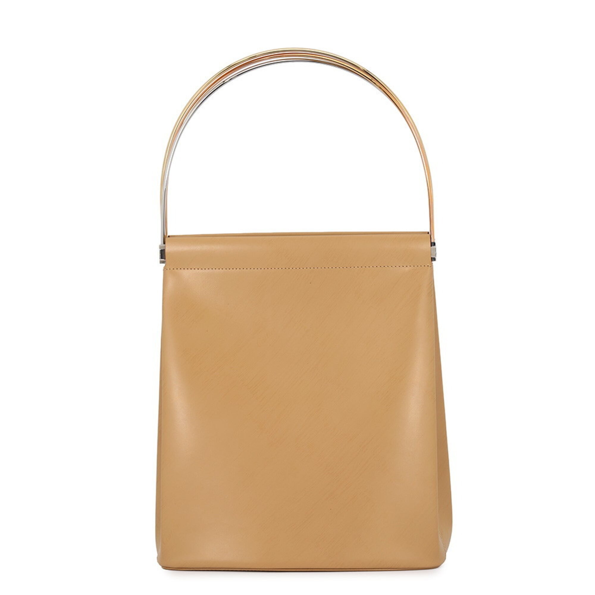 Cartier Beige Leather Handbag (Pre-Owned)