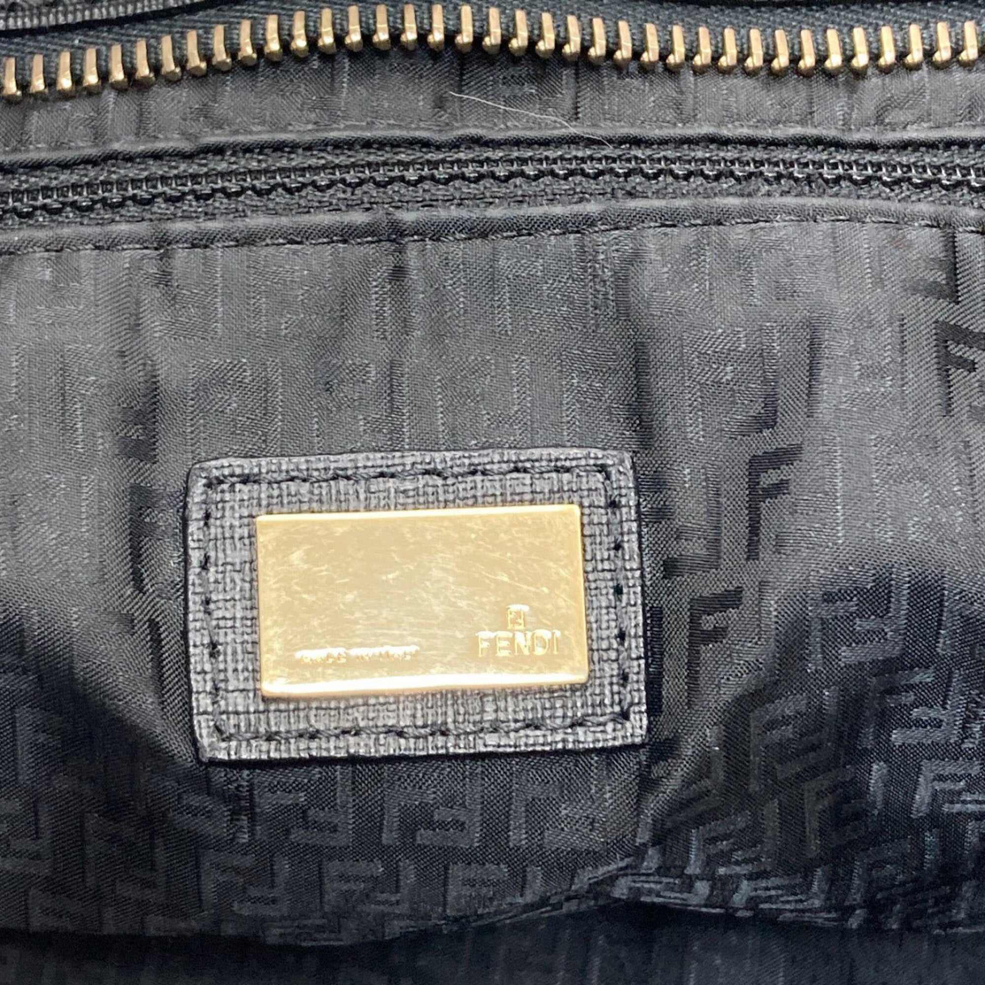 Fendi Black Pvc Tote Bag (Pre-Owned)