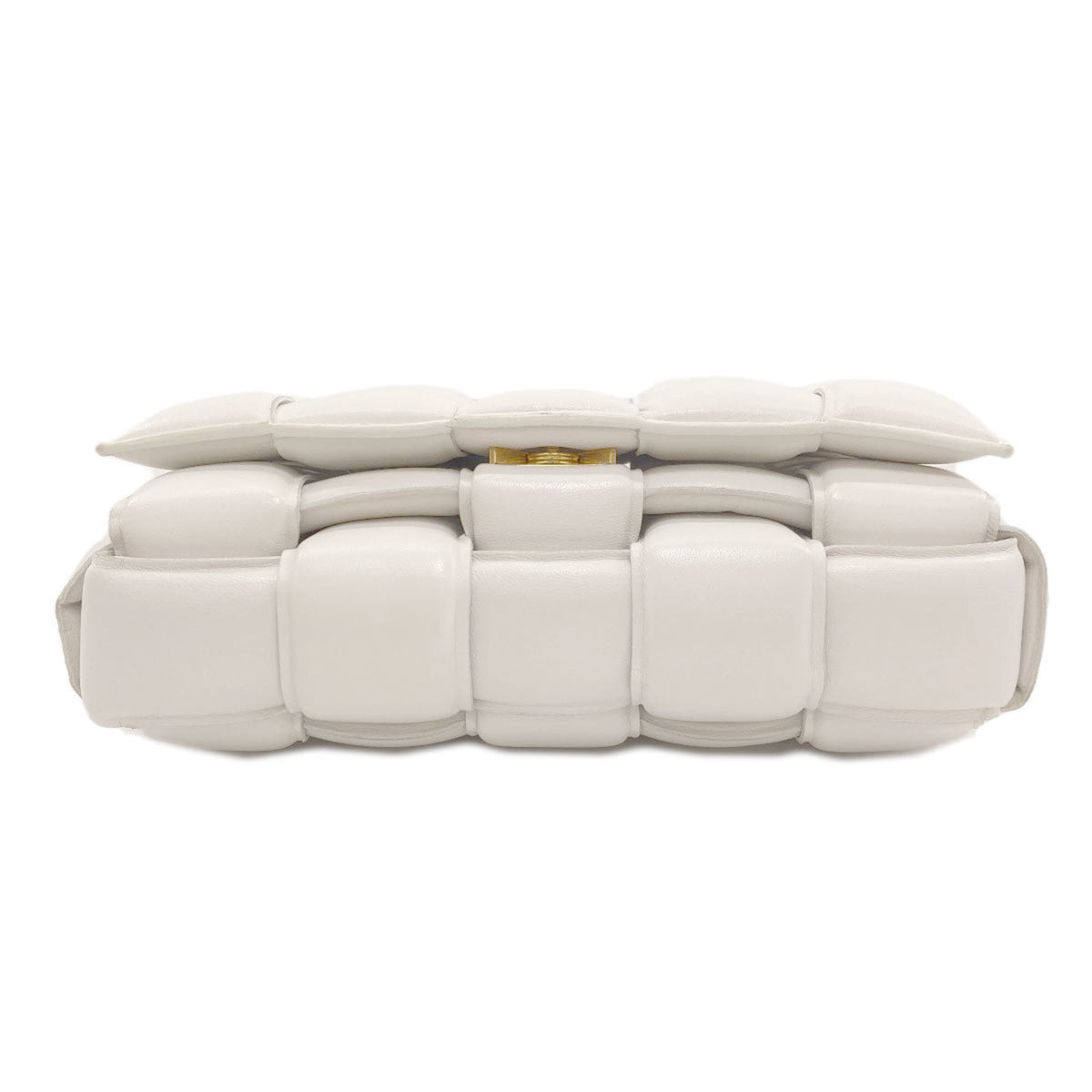 Bottega Veneta White Leather Shoulder Bag (Pre-Owned)