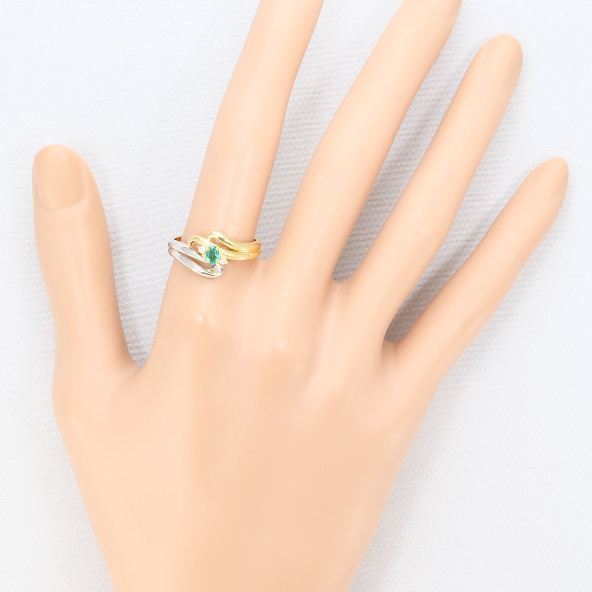Unbranded Platinum Yellow Gold Yellow Gold (18K) Platinum 850 Band Ring (Pre-Owned)