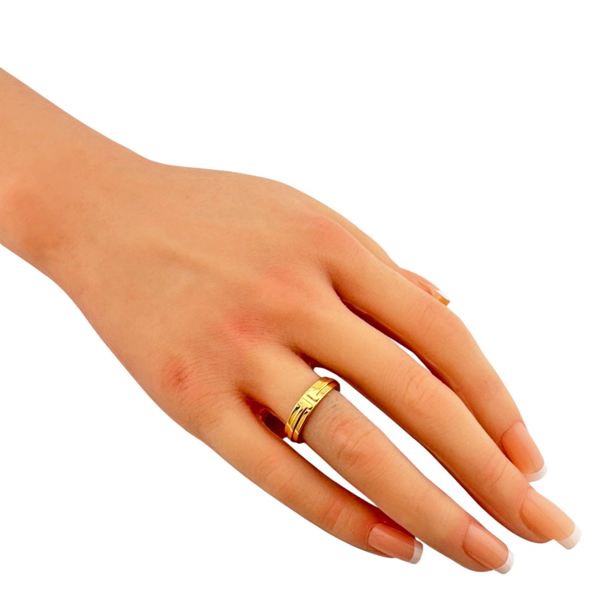 Tiffany Gold Yellow Gold (18K) Band Ring (Pre-Owned)