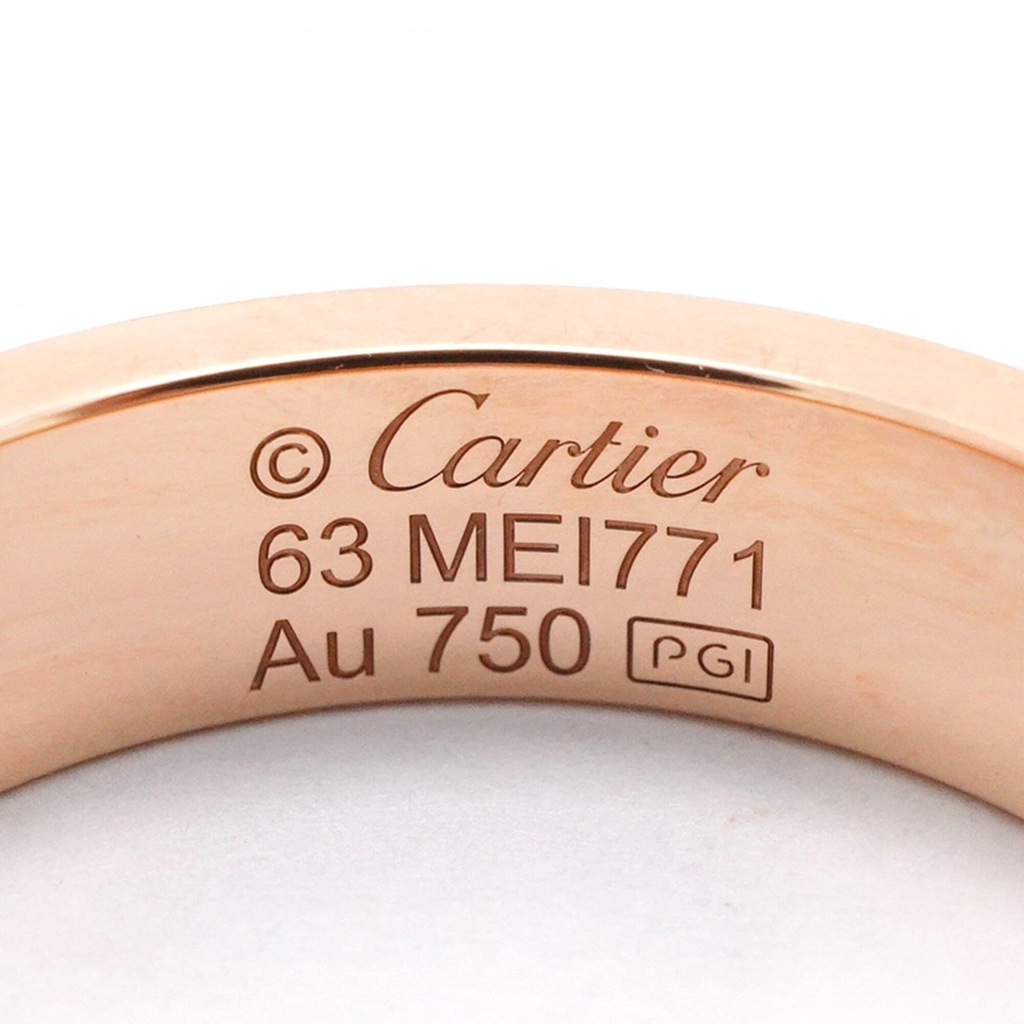 Cartier Pink Gold (18K) Band Ring (Pre-Owned)