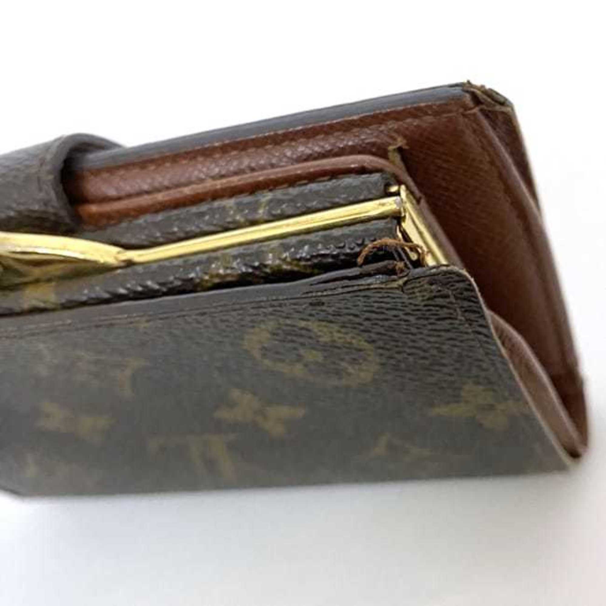 Louis Vuitton Brown Monogram Monogram Wallet (Bi-Fold) (Pre-Owned)