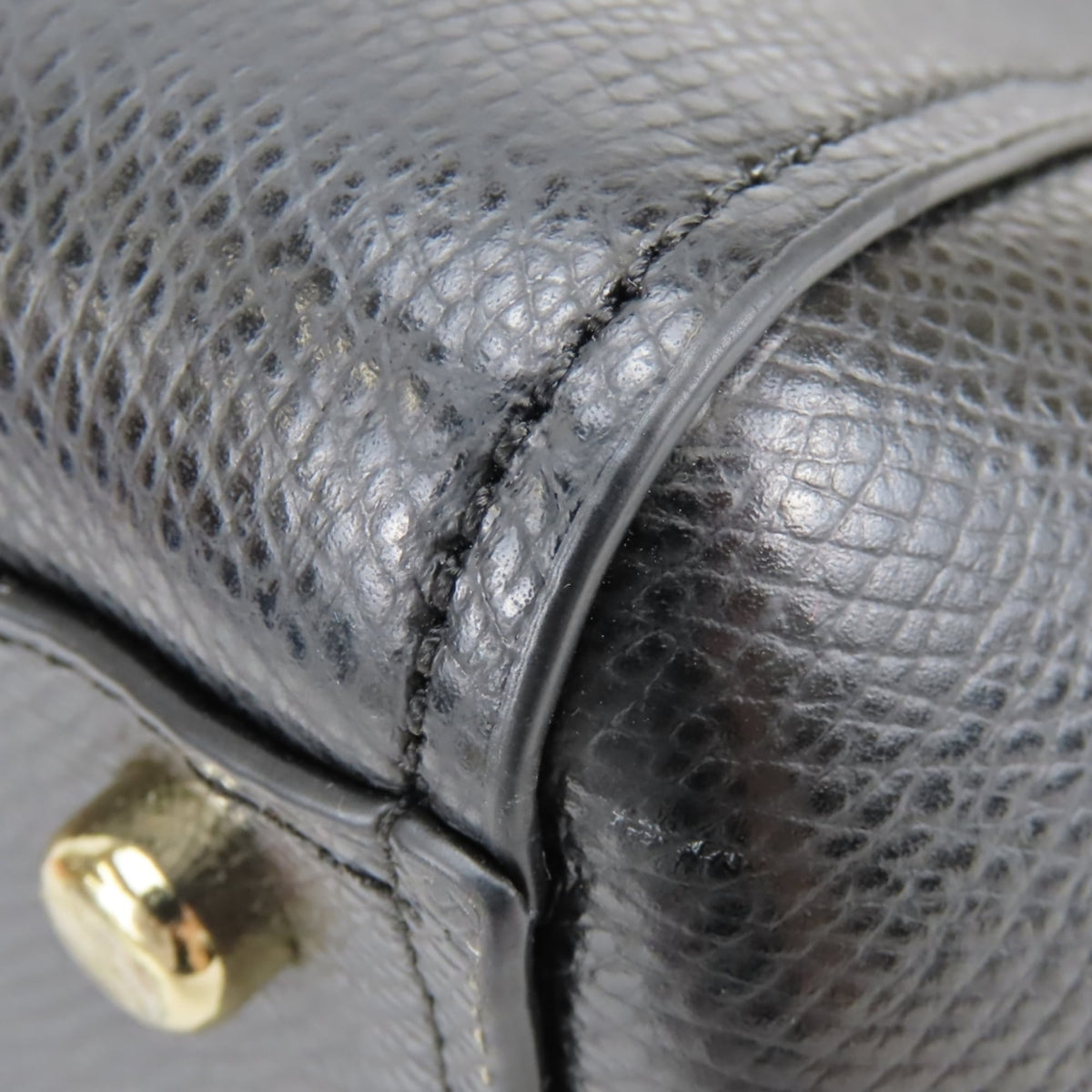 Coach Black Leather Tote Bag (Pre-Owned)