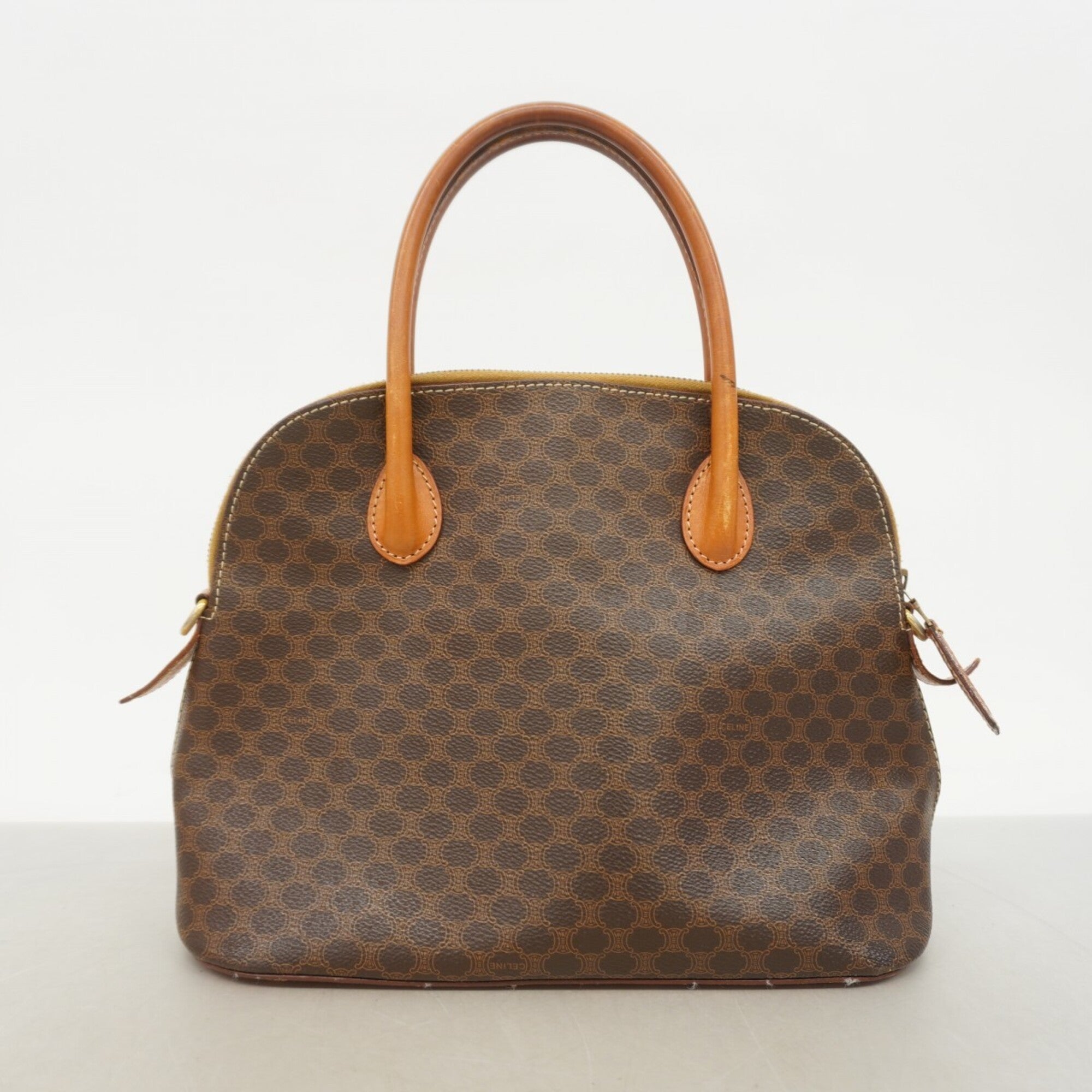 Celine Brown Pvc Handbag (Pre-Owned)